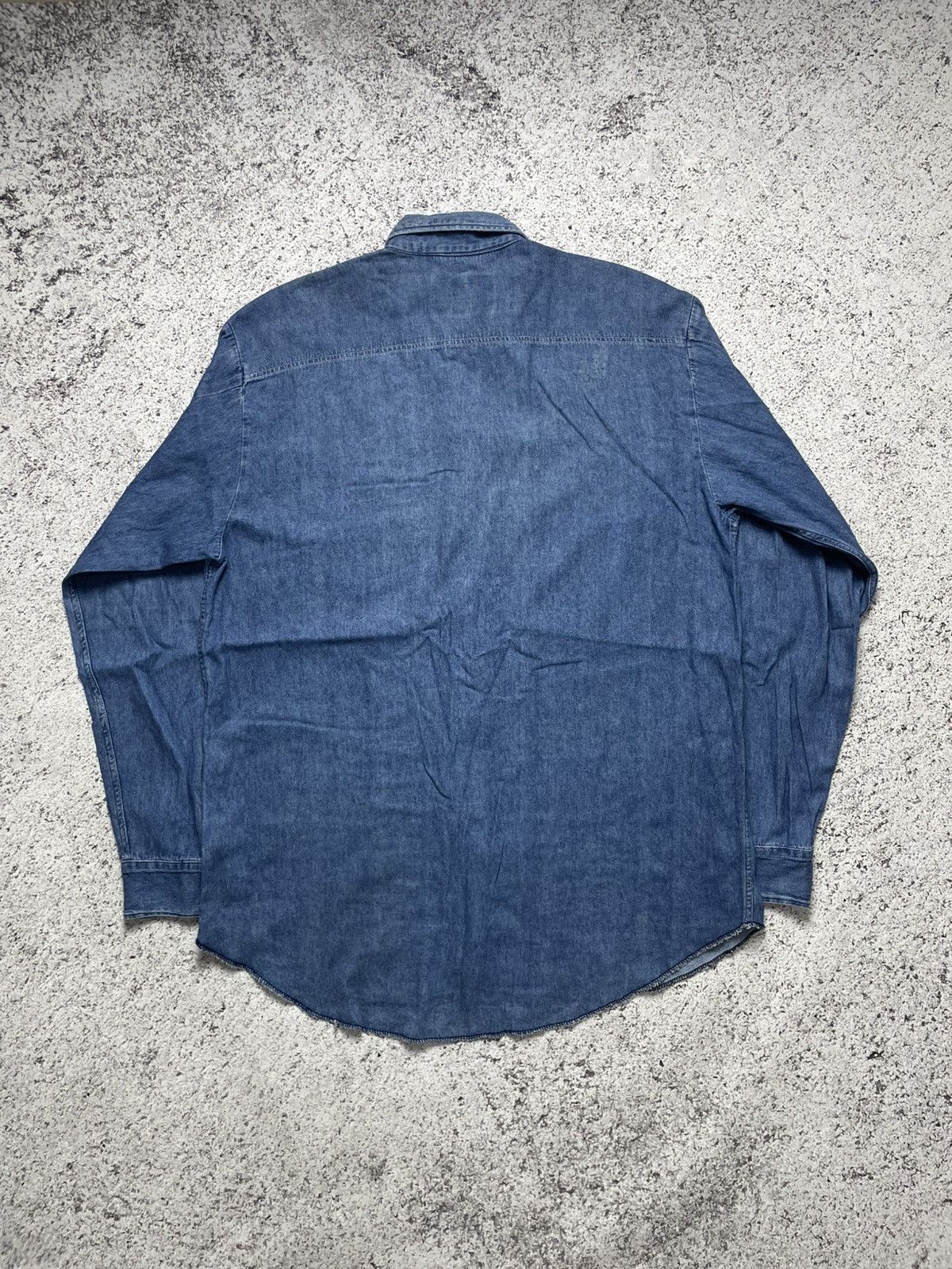 Replay Replay vintage Denim Shirt Made in Italy Chambray Naval Size US L / EU 52-54 / 3 - 7 Thumbnail