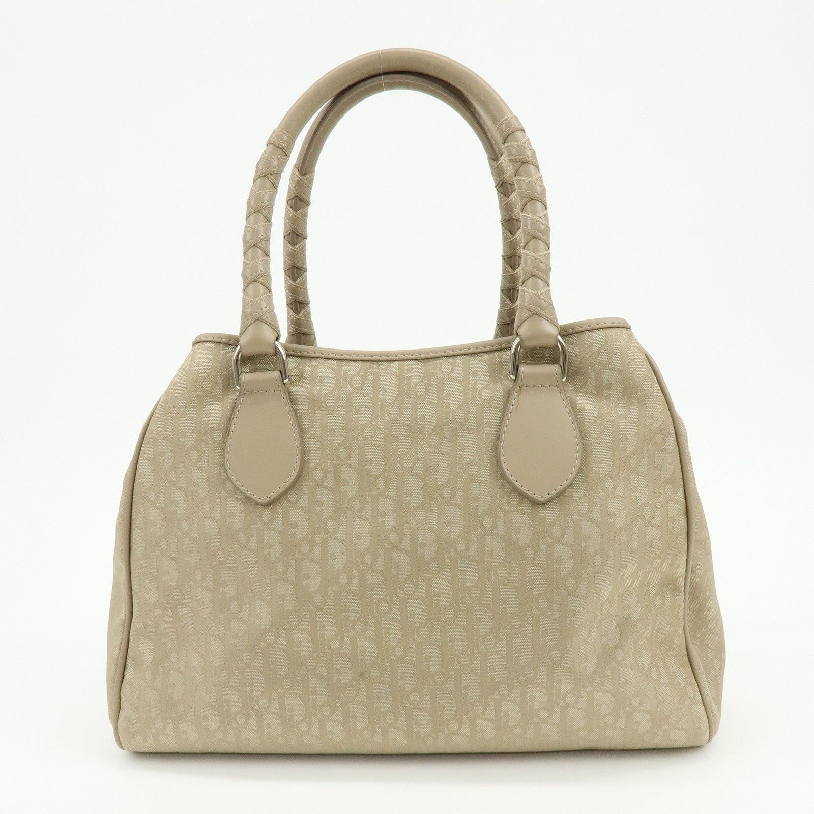 Christian Dior Monsieur Christian Dior Romantic Trotter Coated Canvas Tote Beige Size ONE SIZE - 2 Thumbnail