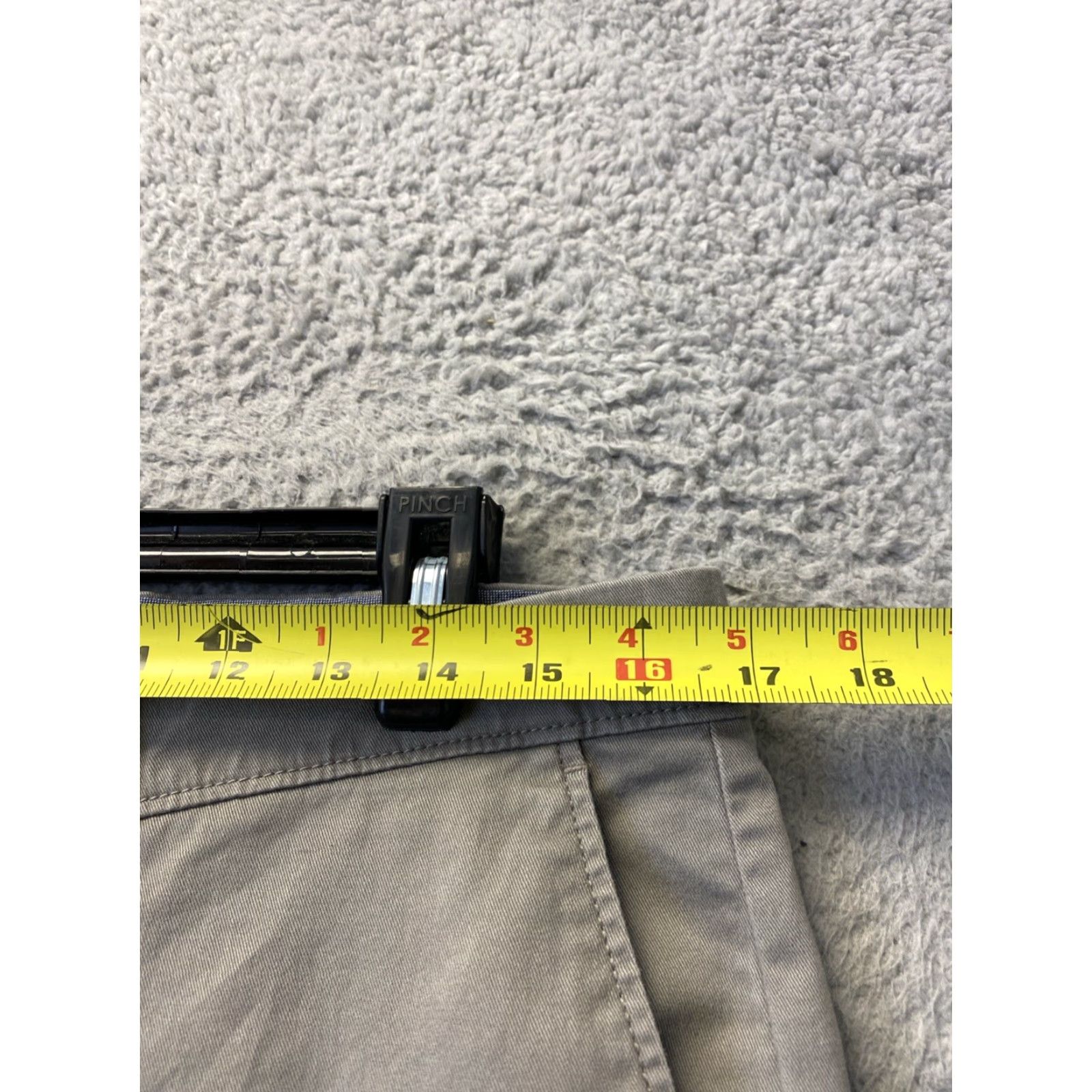 J.Crew VINTAGE J.CREW Men’s Gray Cotton Chino Pants Tapered Fit 33x32 Casual Business Size US 33 - 3 Thumbnail