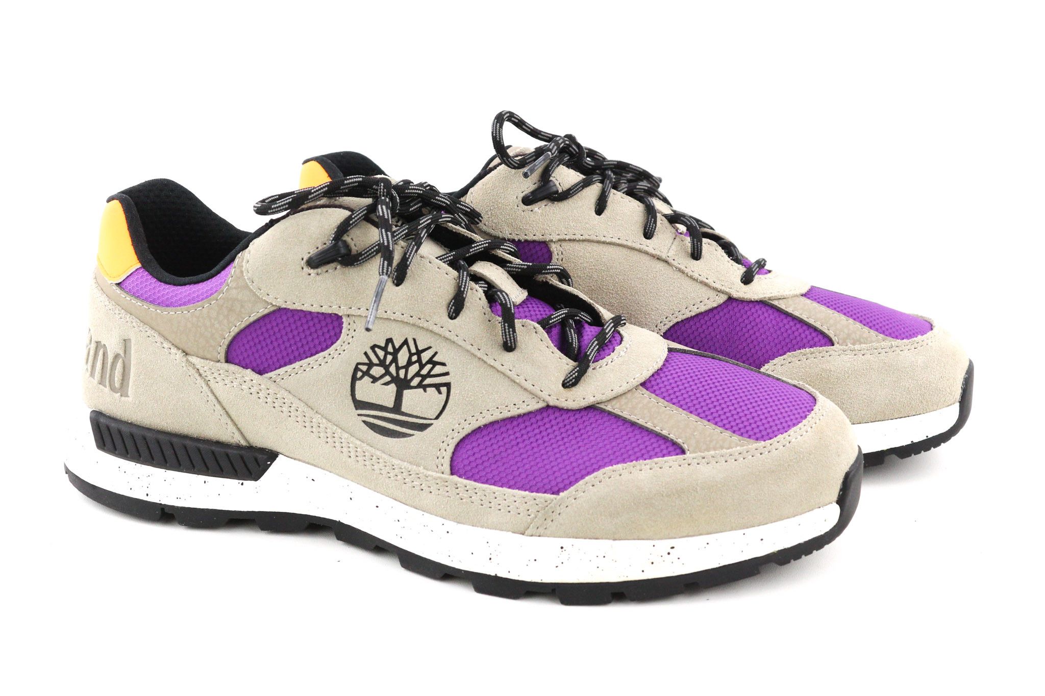 Timberland A2R4A-A5849 EU43/44 Grey Purple Leather Sneakers 81137 Size US 10.5 / EU 43-44 - 1 Thumbnail