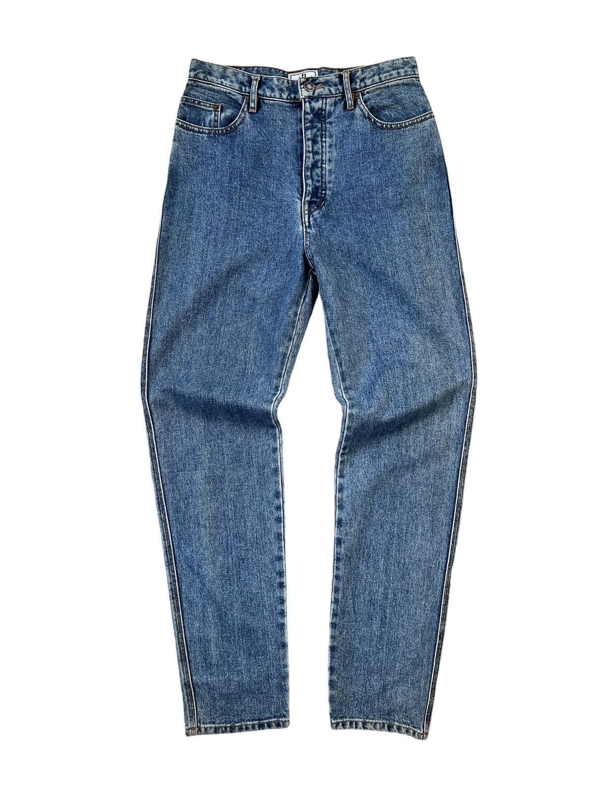 Gaultier Homme Objet × Jean Paul Gaultier Vintage Gaultier Jeans Tapered Washed Denim Size US 29 - 3 Thumbnail