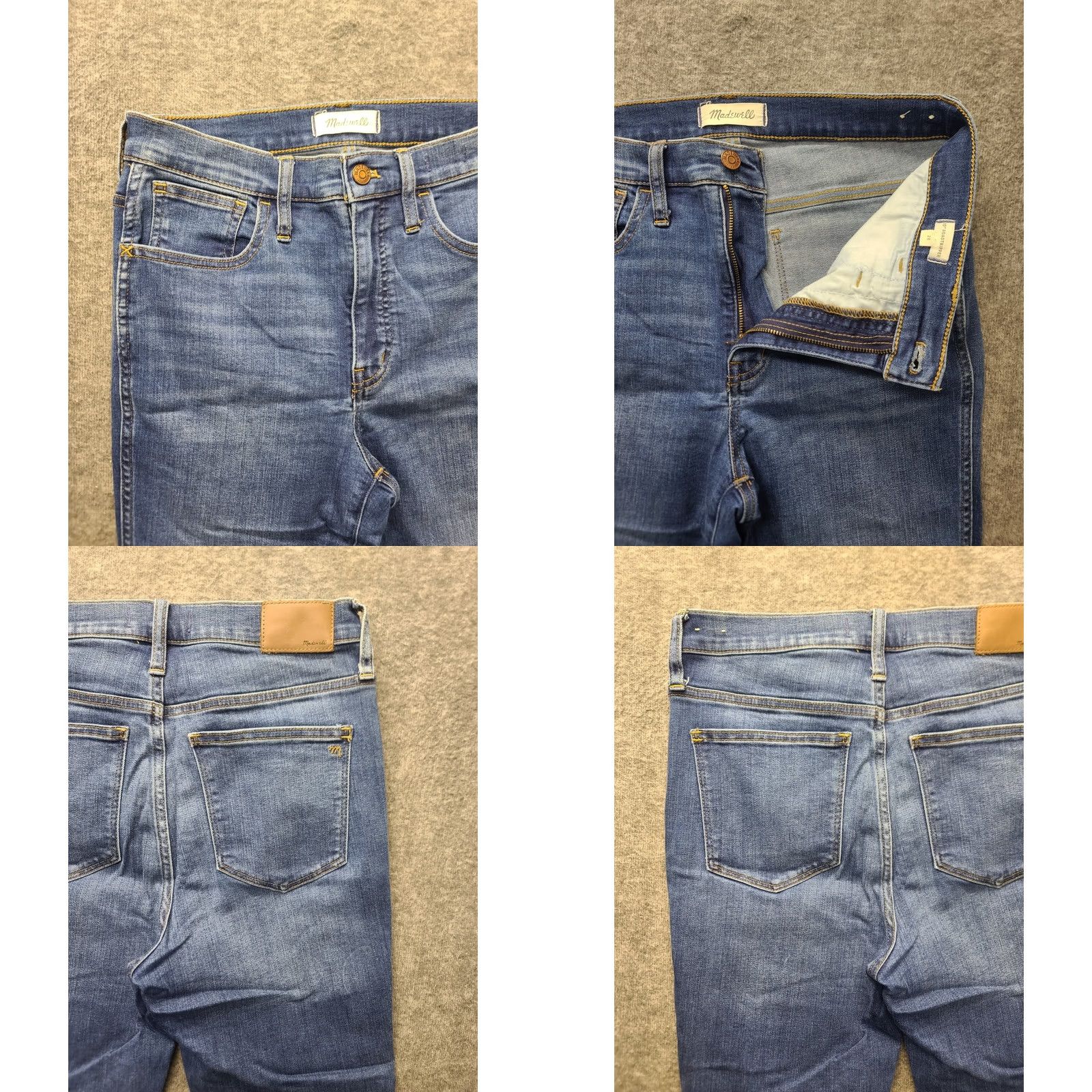 Madewell Madewell Jeans Women’s Regular 29x27 High Rise Roadtripper Distressed Denim Blue 5-Pocket City Comfort Stretch Women Size 29" - 9 Thumbnail
