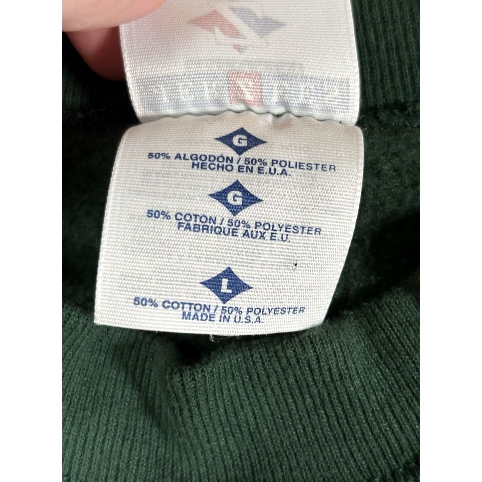 Jerzees VINTAGE Jerzees NuBlend Sweatshirt Crewneck Gardening Graphic Print Sweatshirt L Green Unisex Adults Size US L / EU 52-54 / 3 - 7 Thumbnail