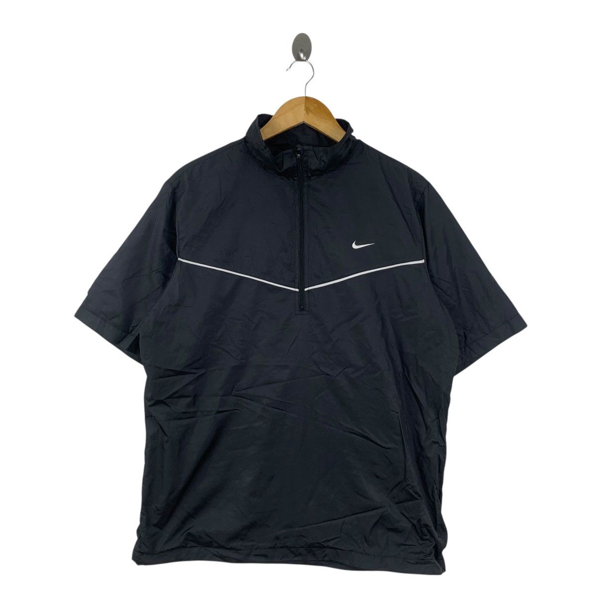 Nike NIKE GOLF COLLECTION Embroidered Swoosh Logo Half Zipper Size US L / EU 52-54 / 3 - 4 Thumbnail