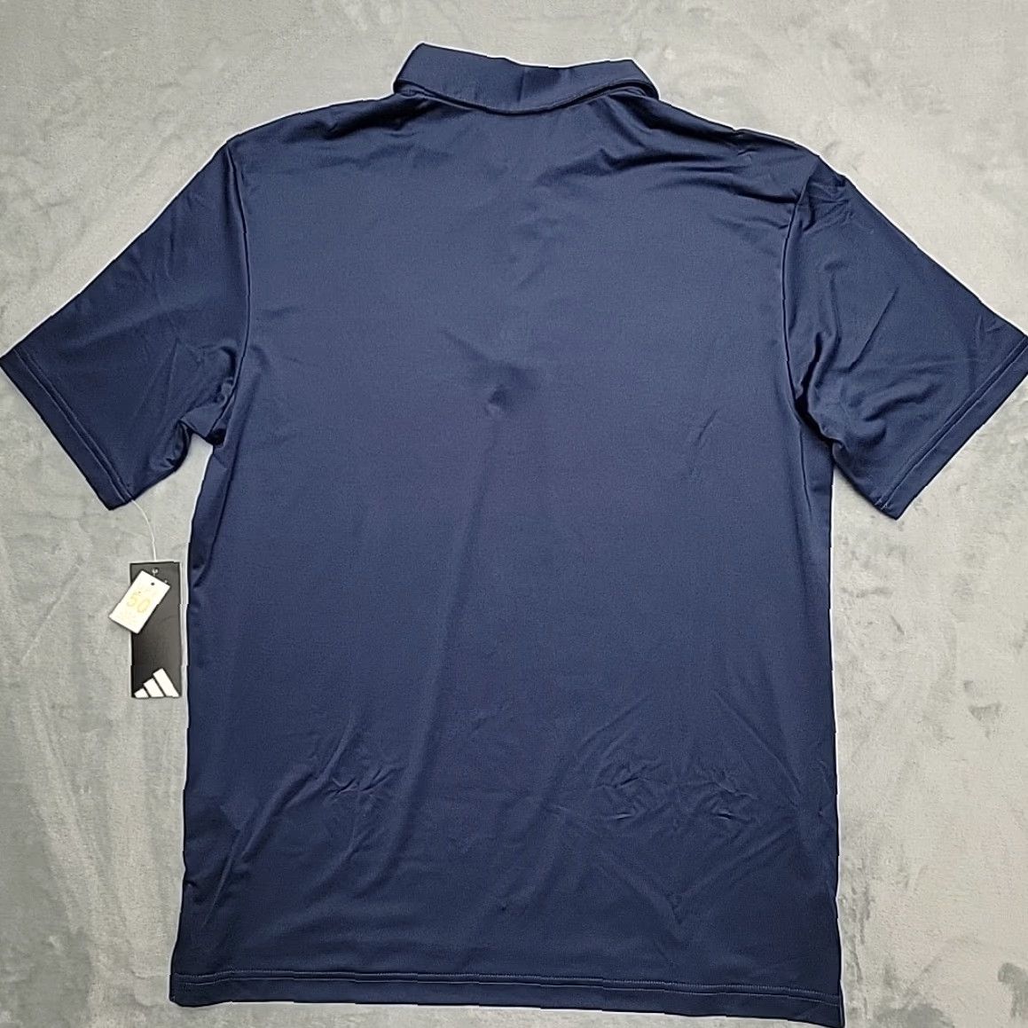 Adidas Adidas Shirt Men XL M Navy Performance Stretch Polo UPF 50 Sun Protection NEW Size US M / EU 48-50 / 2 - 6 Thumbnail