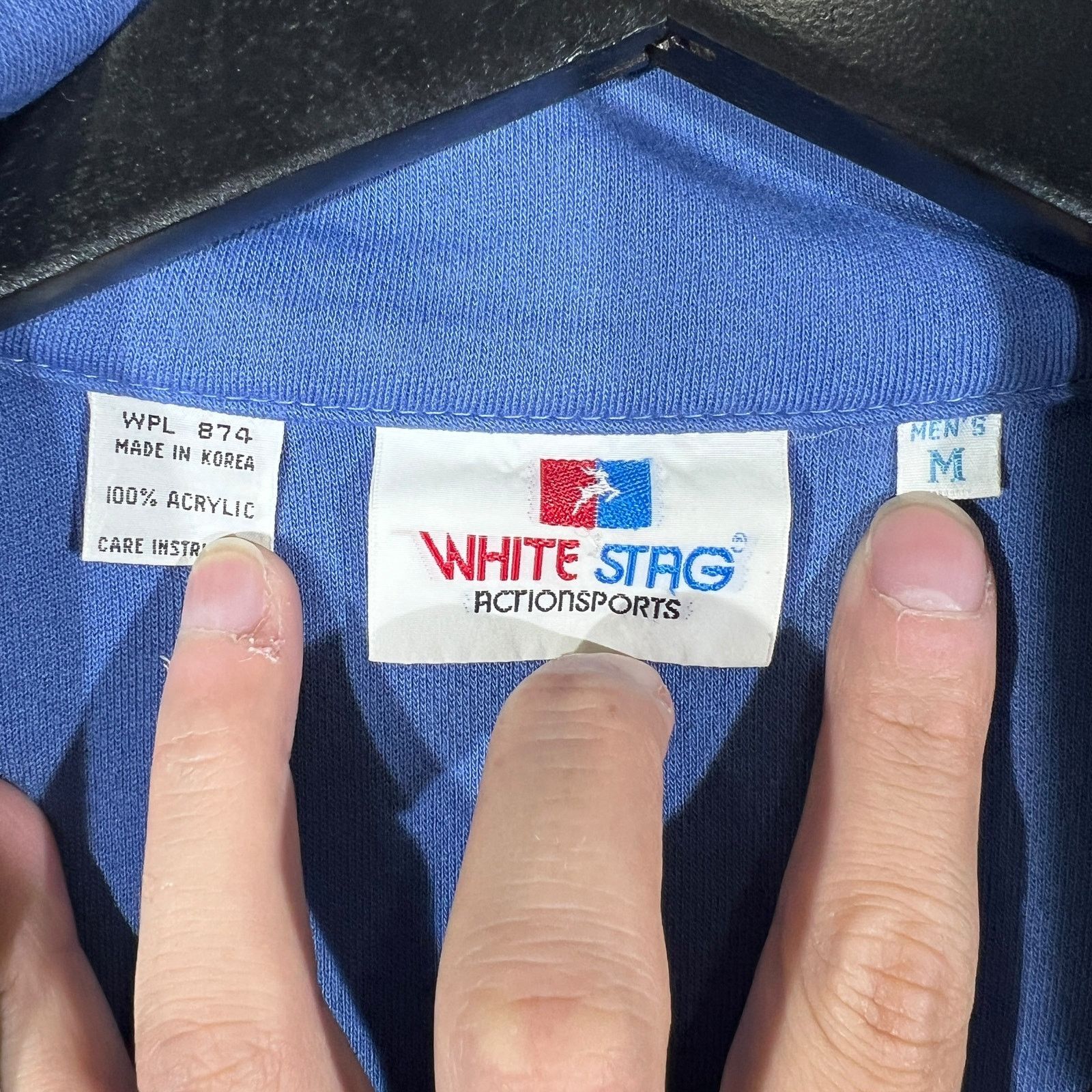 Vintage Vintage White Stag Full Zip Light Jacket Size US M / EU 48-50 / 2 - 8 Thumbnail