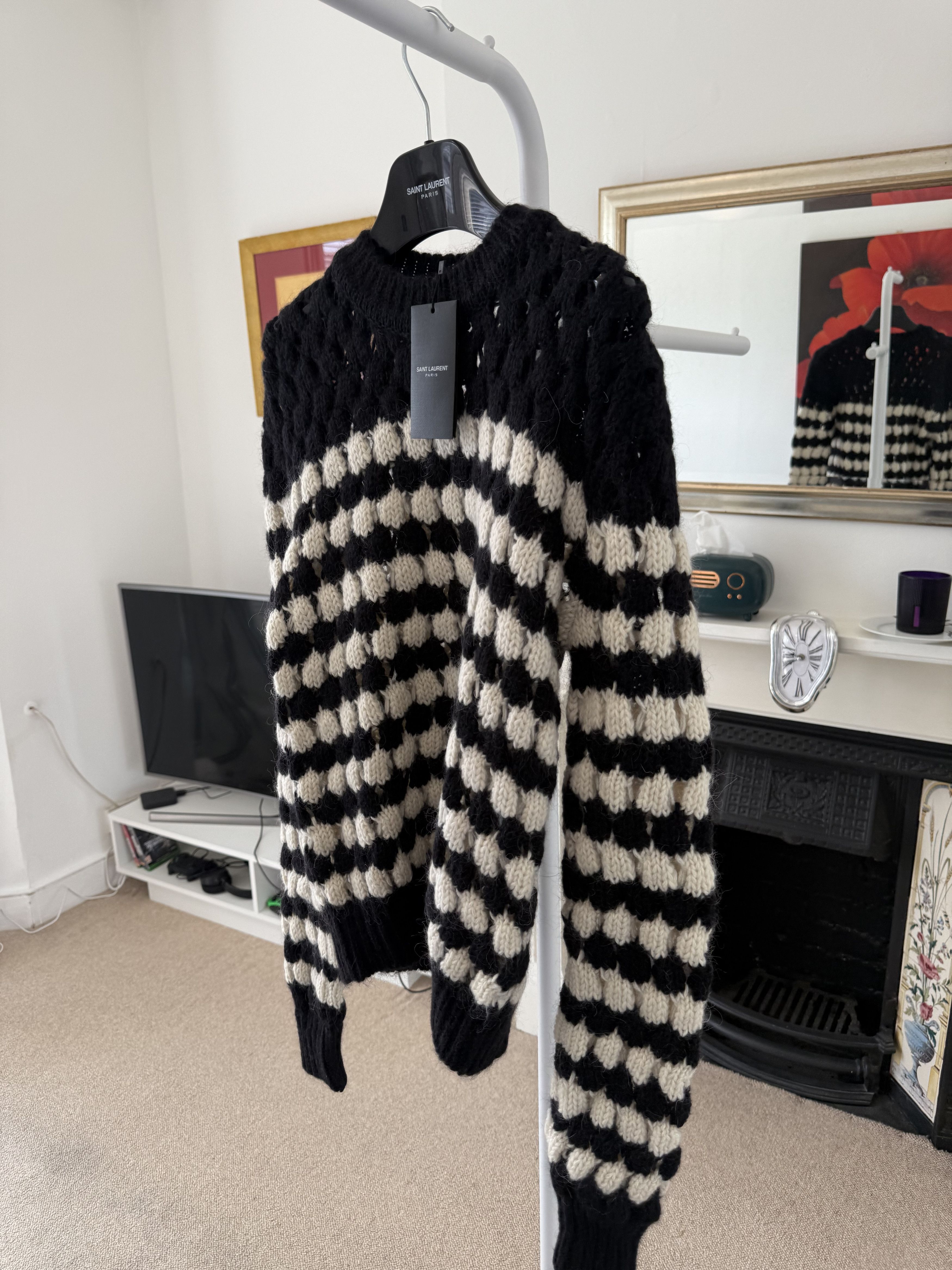 Saint Laurent Paris SS19 Saint Laurent Alpaca Wool Knit Sweater Size US S / EU 44-46 / 1 - 5 Thumbnail