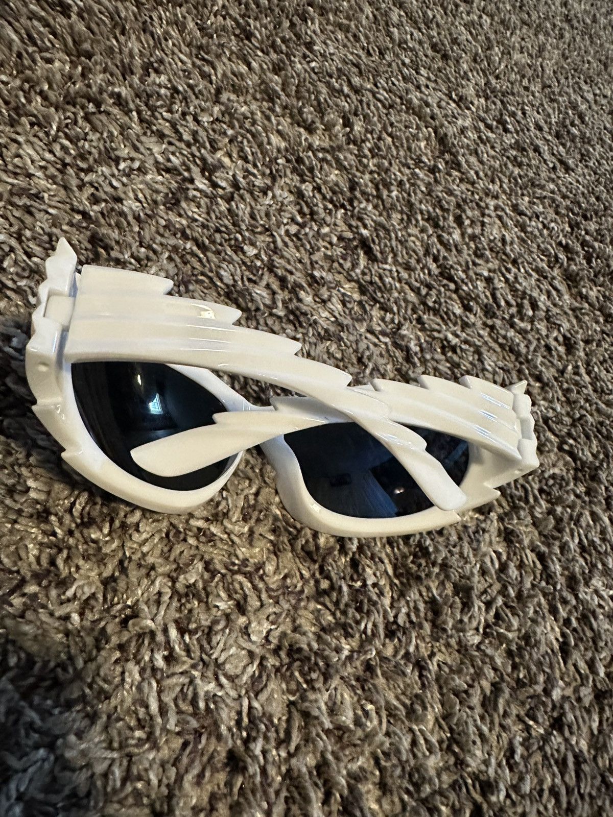 Boohoo Boohoo man Stylish White Sunglasses Unisex Size ONE SIZE - 2 Thumbnail