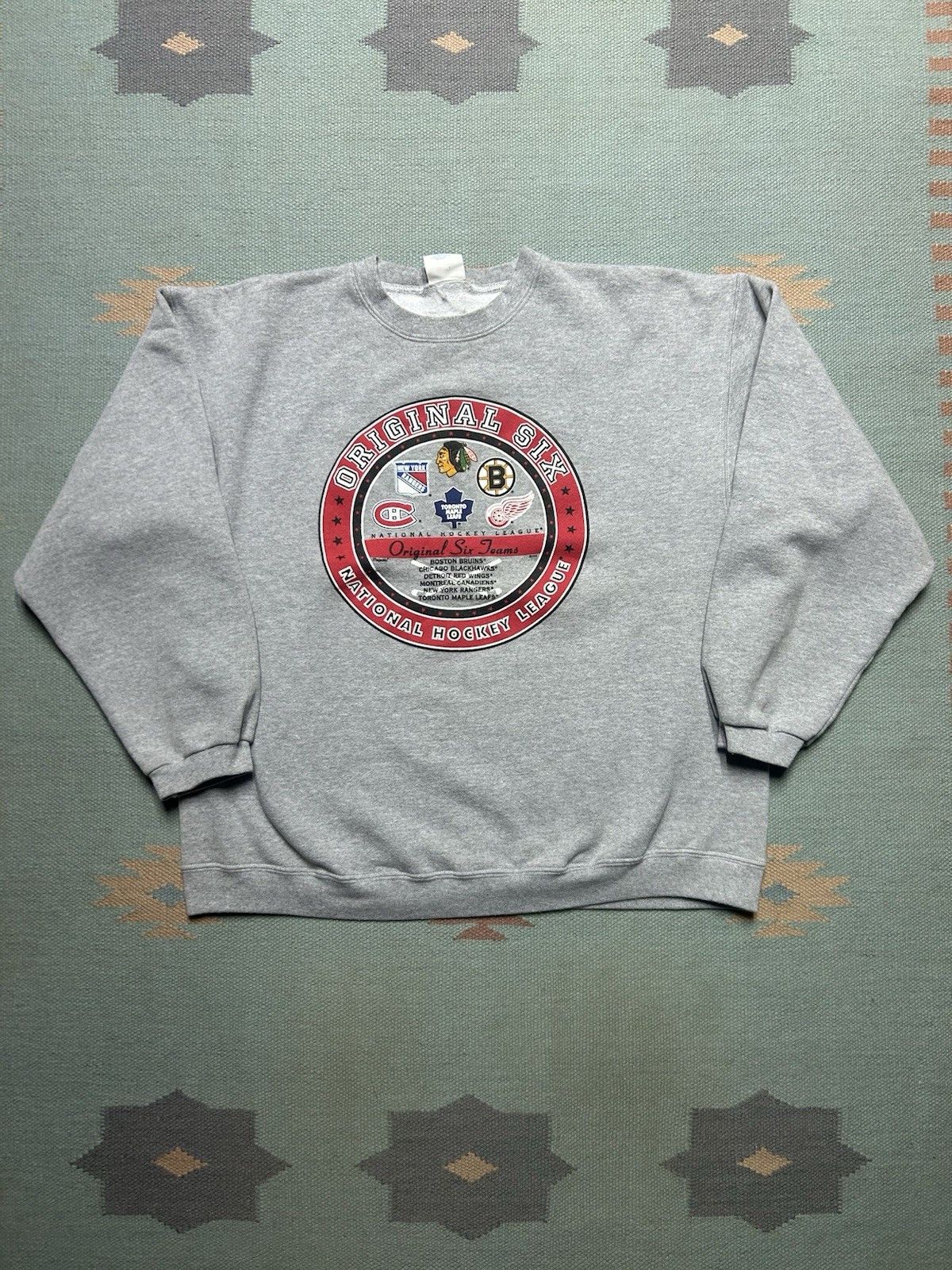 Vintage Sweatshirt NHL original 6 rangers maple leafs red wings XL Size US XL / EU 56 / 4 - 1 Thumbnail