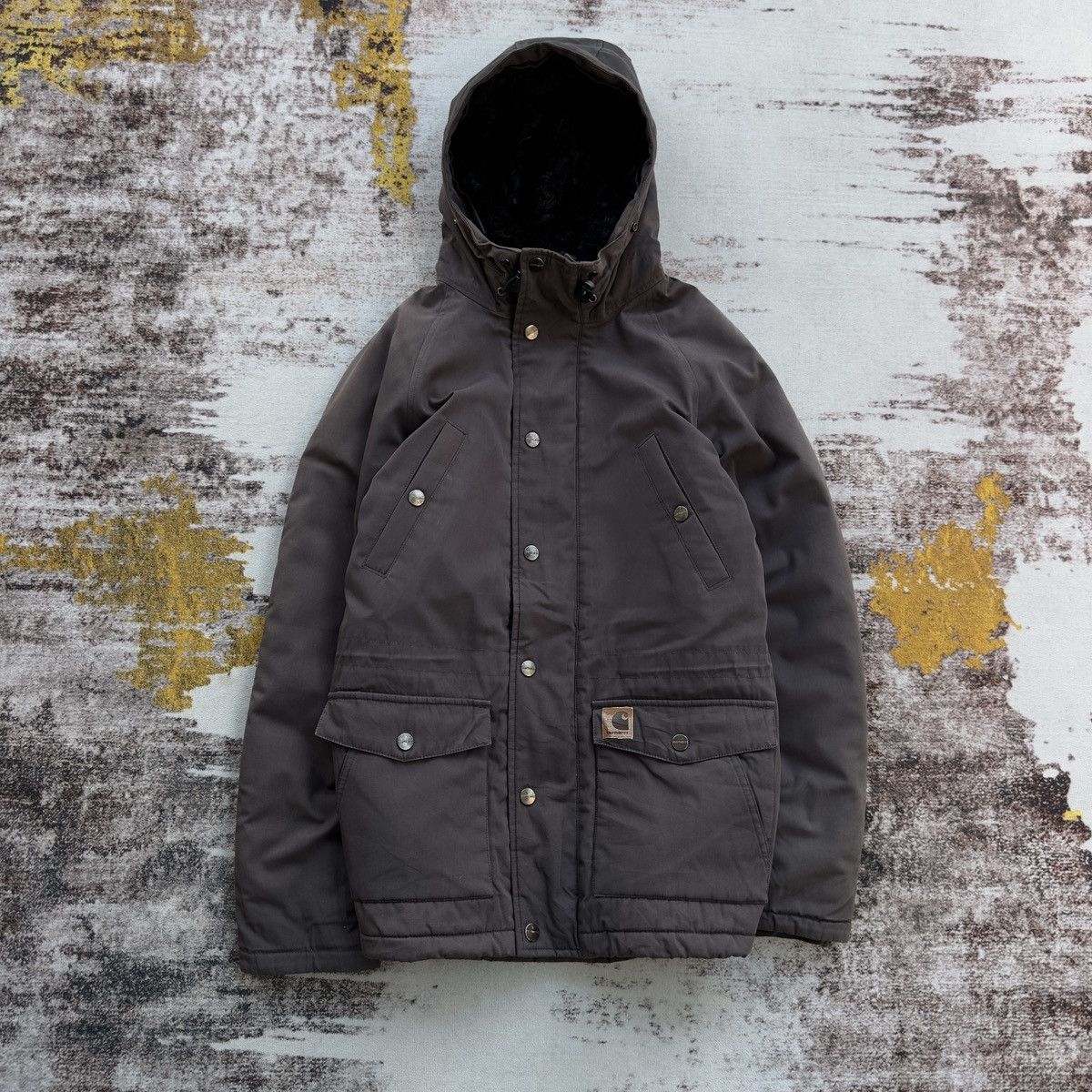 Carhartt VINTAGE CARHARTT WORKWEAR HOODED INSULATED WORK JACKET 90’S Size US S / EU 44-46 / 1 - 1 Thumbnail