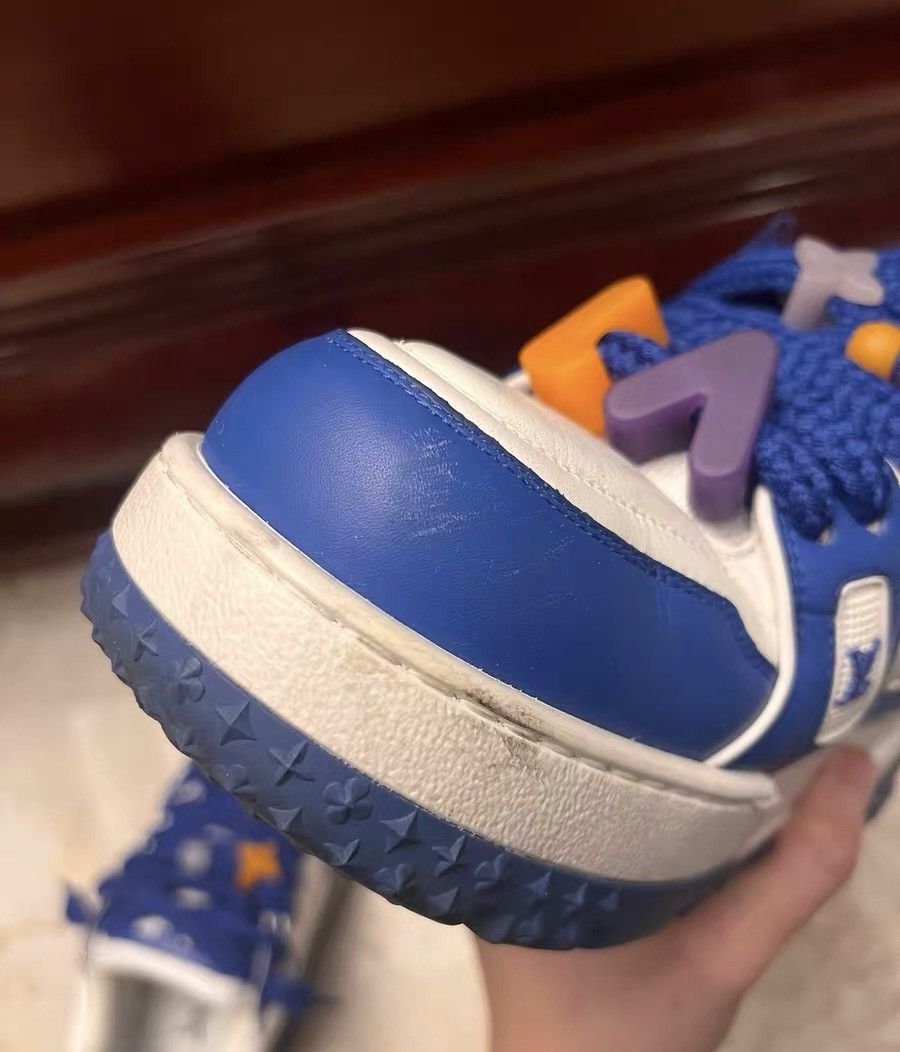 Louis Vuitton Louis Vuitton LV Pikachu Sneakers, White & Blue Size US 8 / EU 41 - 6 Thumbnail