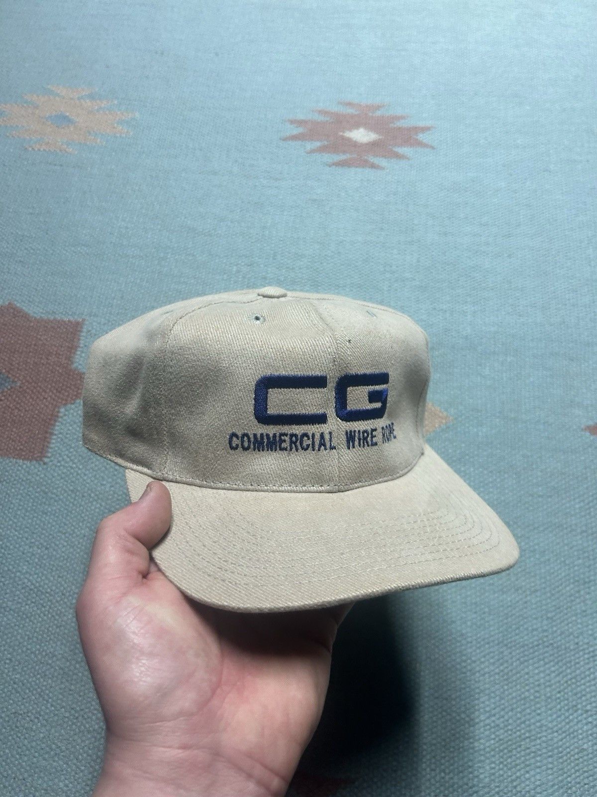 Vintage Vtg hat CG commercial wire rope lifting rigging specialists Size ONE SIZE - 1 Thumbnail