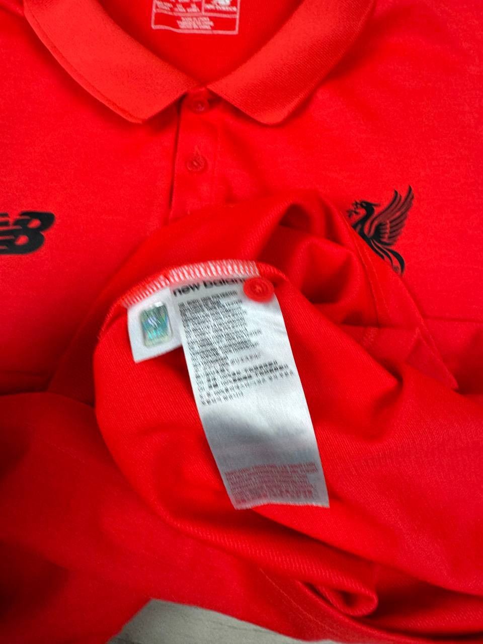 New Balance New Balance Liverpool Training Polo Shirt Soccer Jersey Size US XXL / EU 58 / 5 - 11 Thumbnail