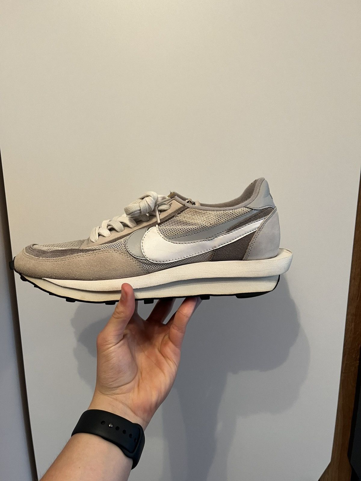 Nike × Sacai Nike LDWaffle x sacai ‘Summit White’ Size US 12 / EU 45 - 2 Thumbnail