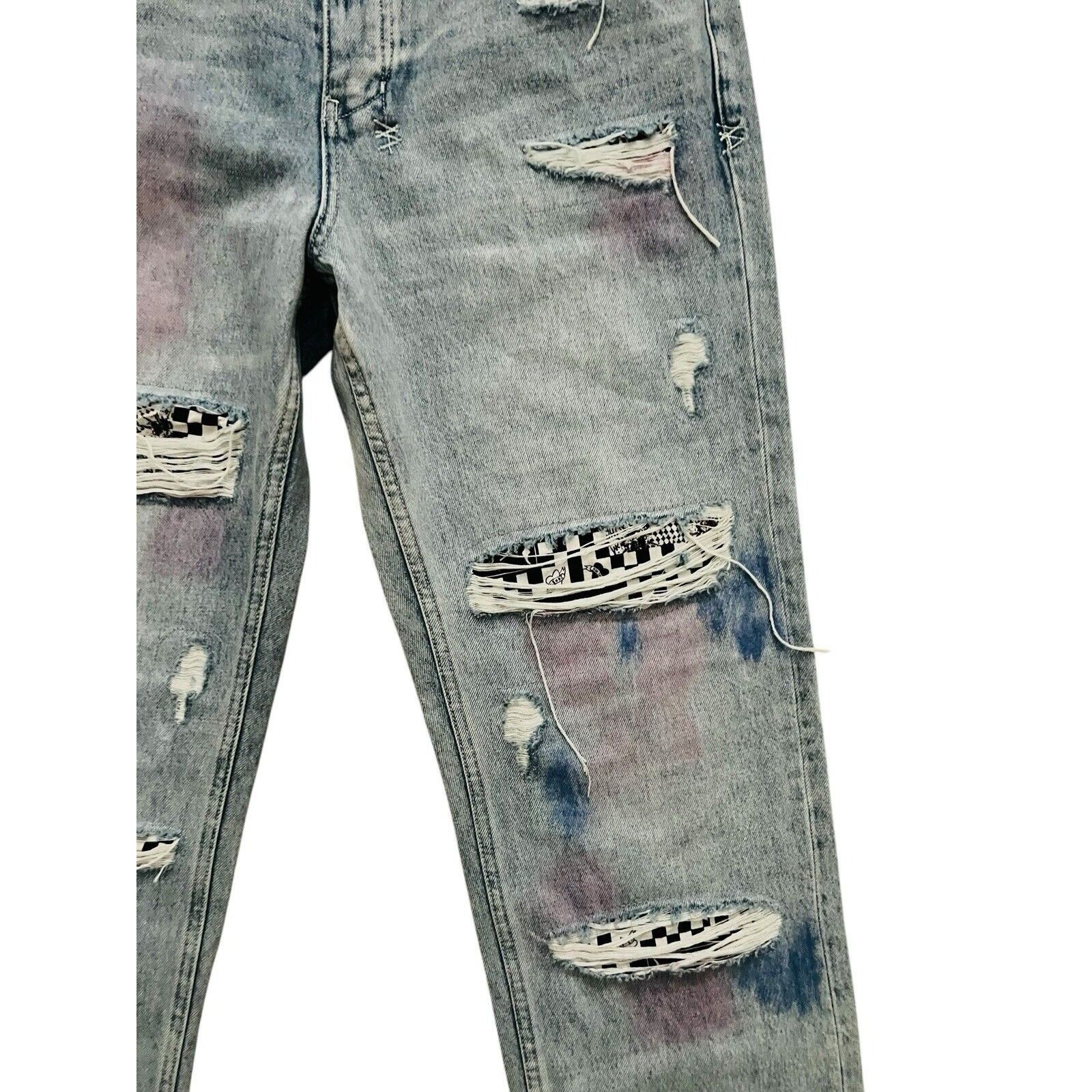 Ksubi Ksubi Jeans Mens Anti K++ Kolor Straight Blue Size 33/30 Size US 33 - 3 Thumbnail