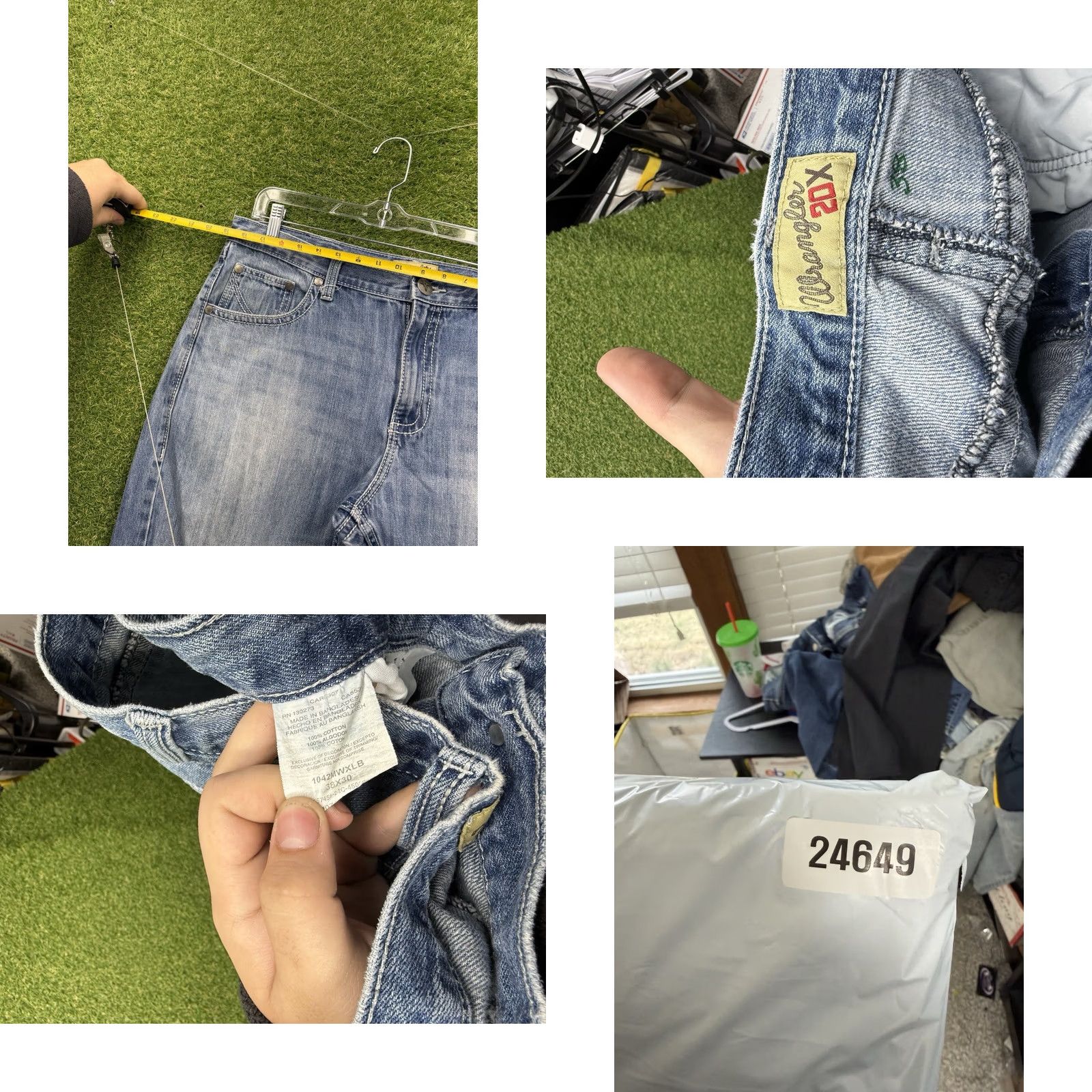 Wrangler Wrangler 20X Jeans Mens 38x30 Bootcut Denim Casual Pants Blue Regular Size 38 Mens Size US 38 / EU 54 - 8 Thumbnail