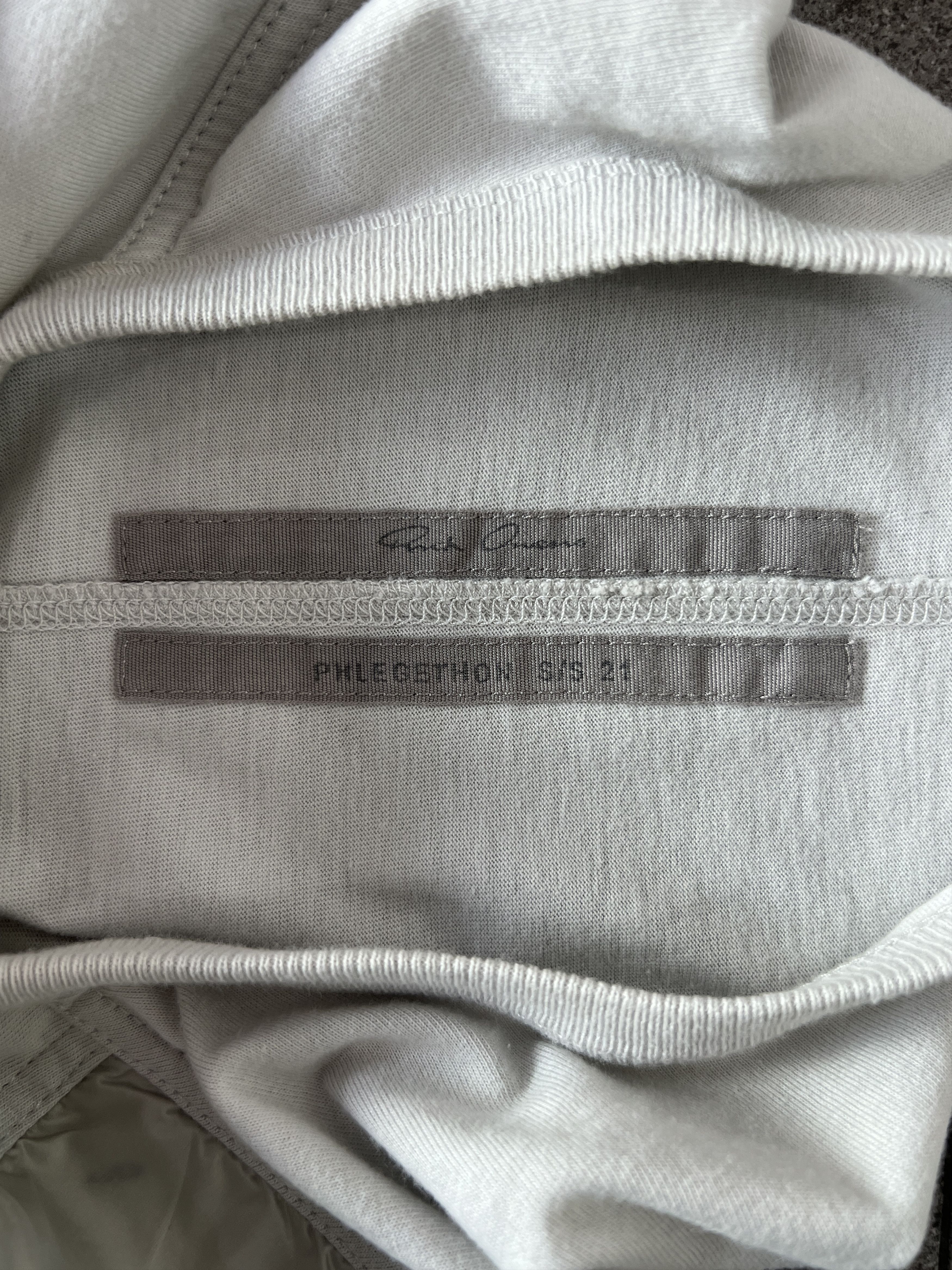 Rick Owens Rick Owens Zip Pocket Tee Milk White Medium Size US M / EU 48-50 / 2 - 6 Thumbnail