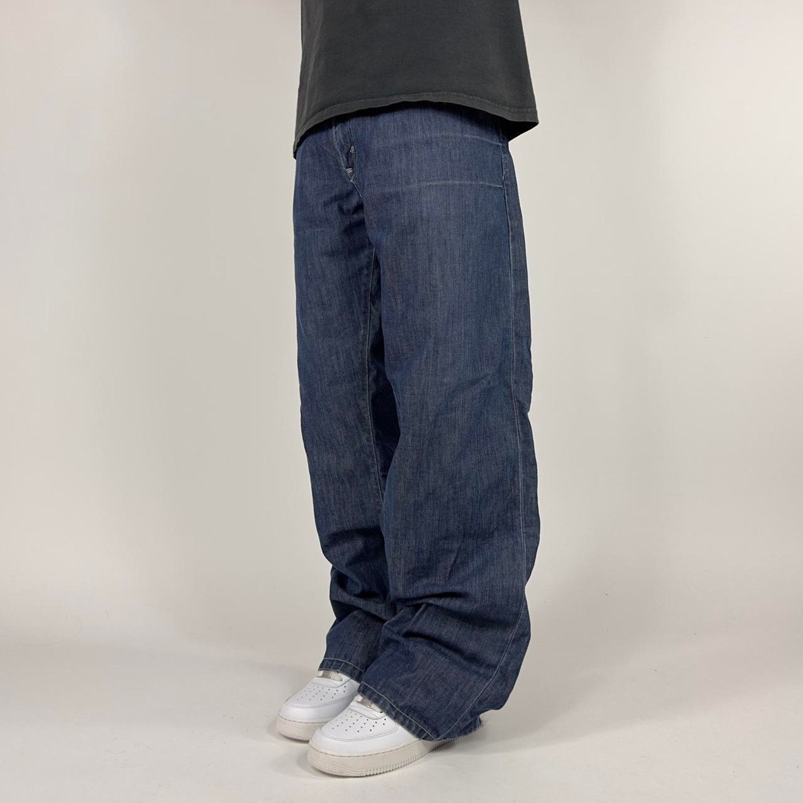 Levi's × StraightFaded Y2k Levi's Wide-Leg Baggy Streetwear Skater Denim Jeans Size US 38 / EU 54 - 4 Thumbnail