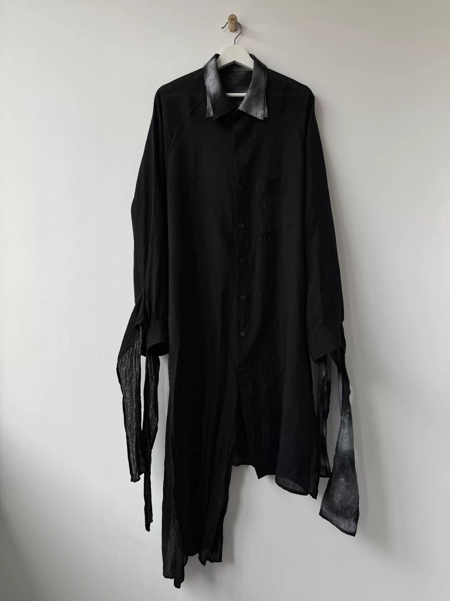 Yohji Yamamoto yohji yamamoto pour homme linen shirt. Size US M / EU 48-50 / 2 - 2 Thumbnail