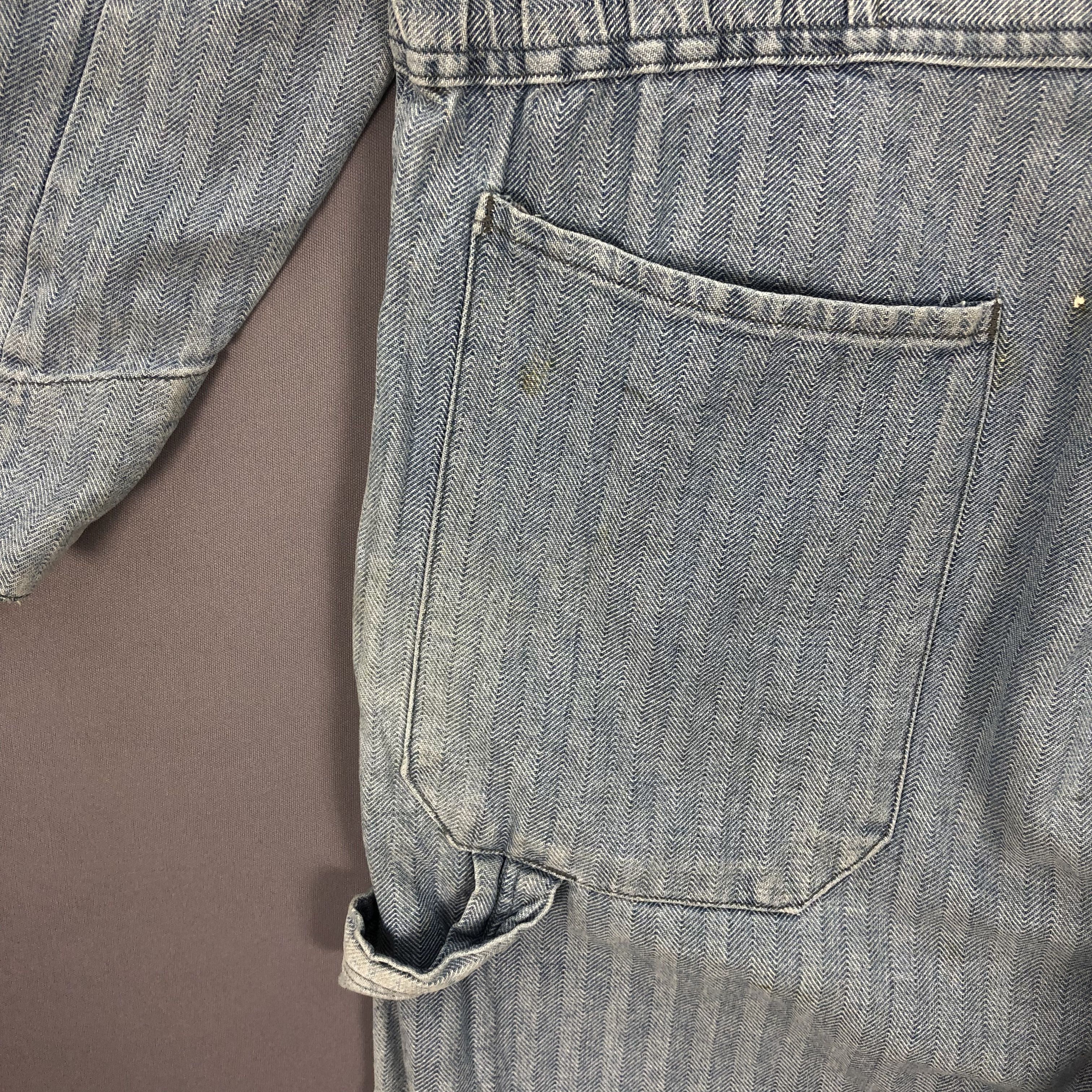 Dickies × Vintage Dirty Vintage 70s Dickies Workers Mechanics Overalls Size US 40 / EU 56 - 15 Thumbnail