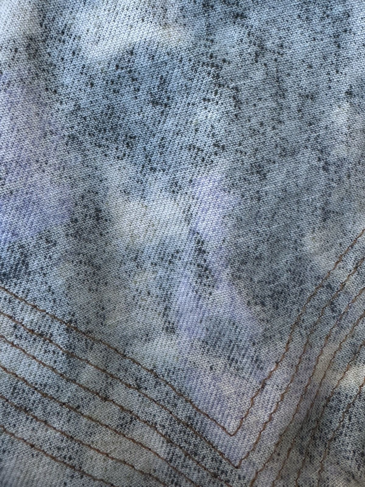 Jean Paul Gaultier Jean Paul Gaultier AW92 Face Print Jacquard Trucker Jacket Size US XL / EU 56 / 4 - 12 Thumbnail