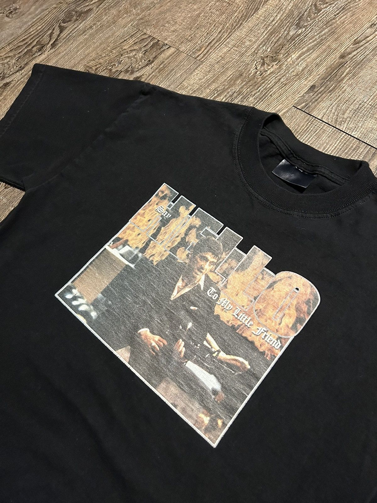 image of Supreme x Vintage 90's Serial Killer Scarface Graphic Tshirt in Black, Men's (Size Large)