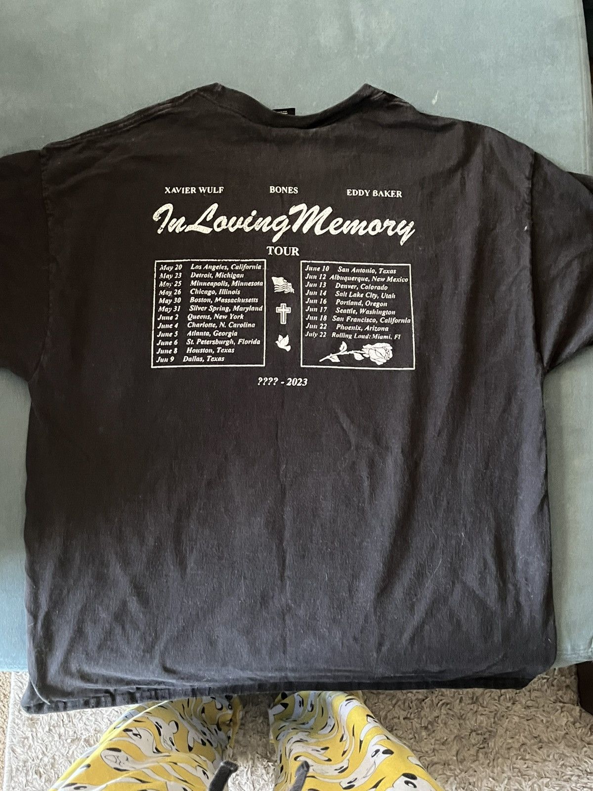 TeamSESH In Loving Memory Tour T-Shirt Size US XL / EU 56 / 4 - 4 Thumbnail