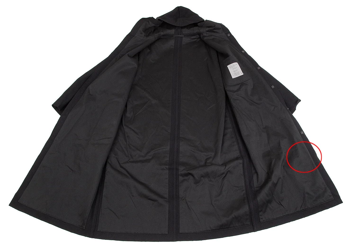 Yohji Yamamoto Yohji Yamamoto Wool Felt Hooded Coat Size US M / EU 48-50 / 2 - 13 Thumbnail