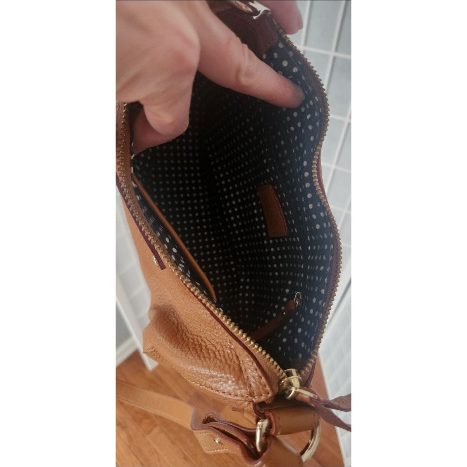 Kate Spade Kate Spade Camel Leather Shoulder Bag Size ONE SIZE - 6 Thumbnail