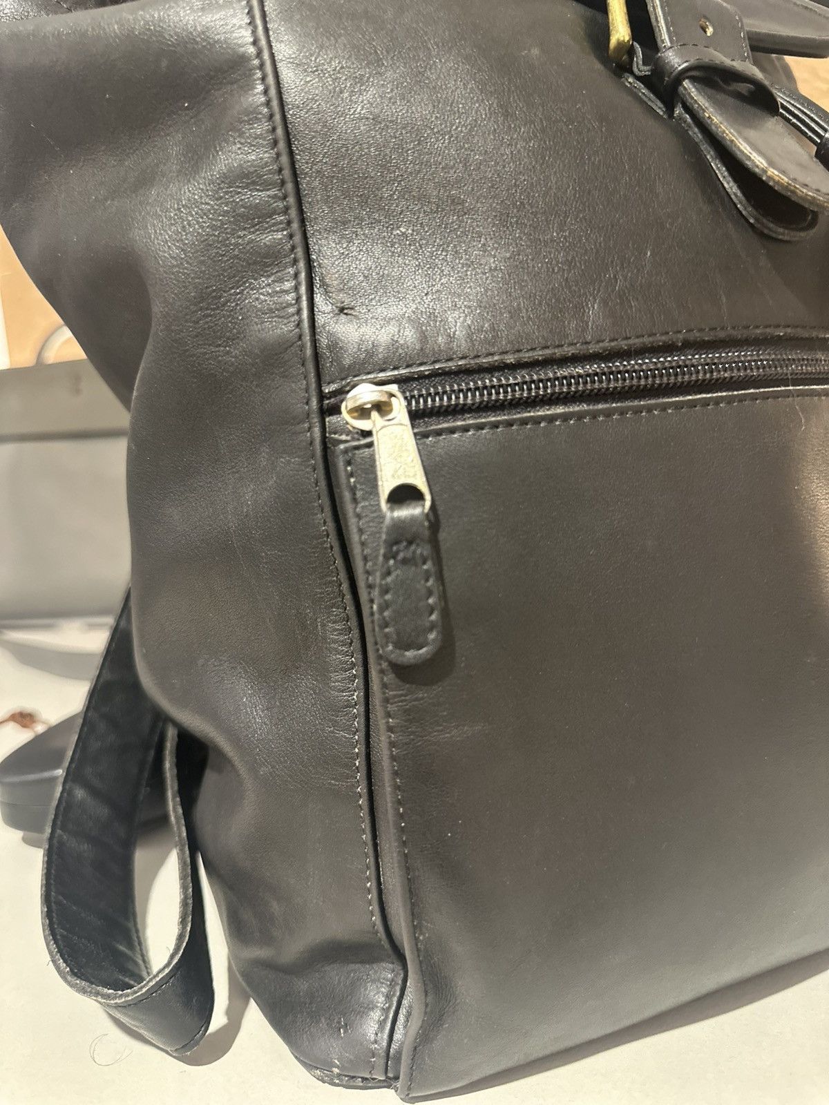 Coach Vintage Coach Backpack 329-305 Black Glovetanned Leather 90s Size ONE SIZE - 15 Thumbnail