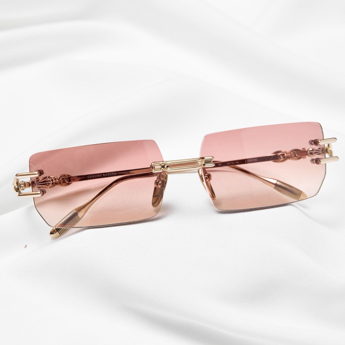 Chrome Hearts CHROME HEARTS LORDIE GOLD PLATED SUNGLASSES Size ONE SIZE - 7 Thumbnail