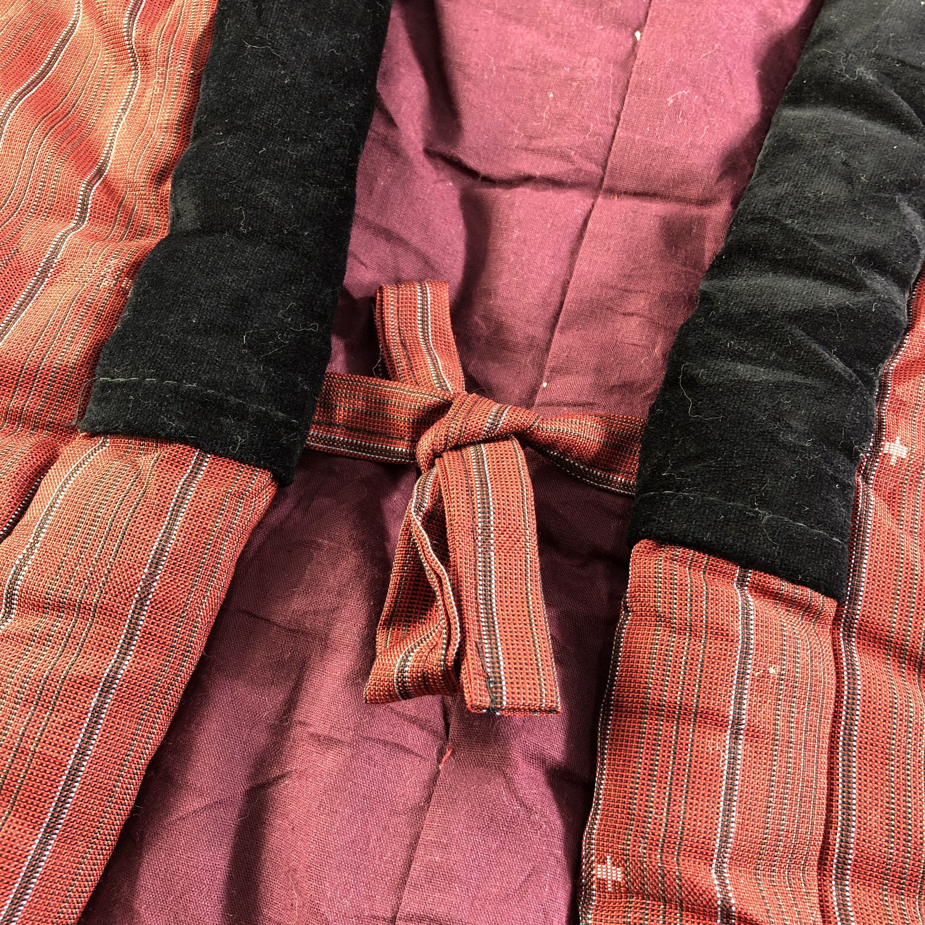 Japanese Brand Vintage Japanese Stripe Kimono Jacket Size US L / EU 52-54 / 3 - 5 Thumbnail
