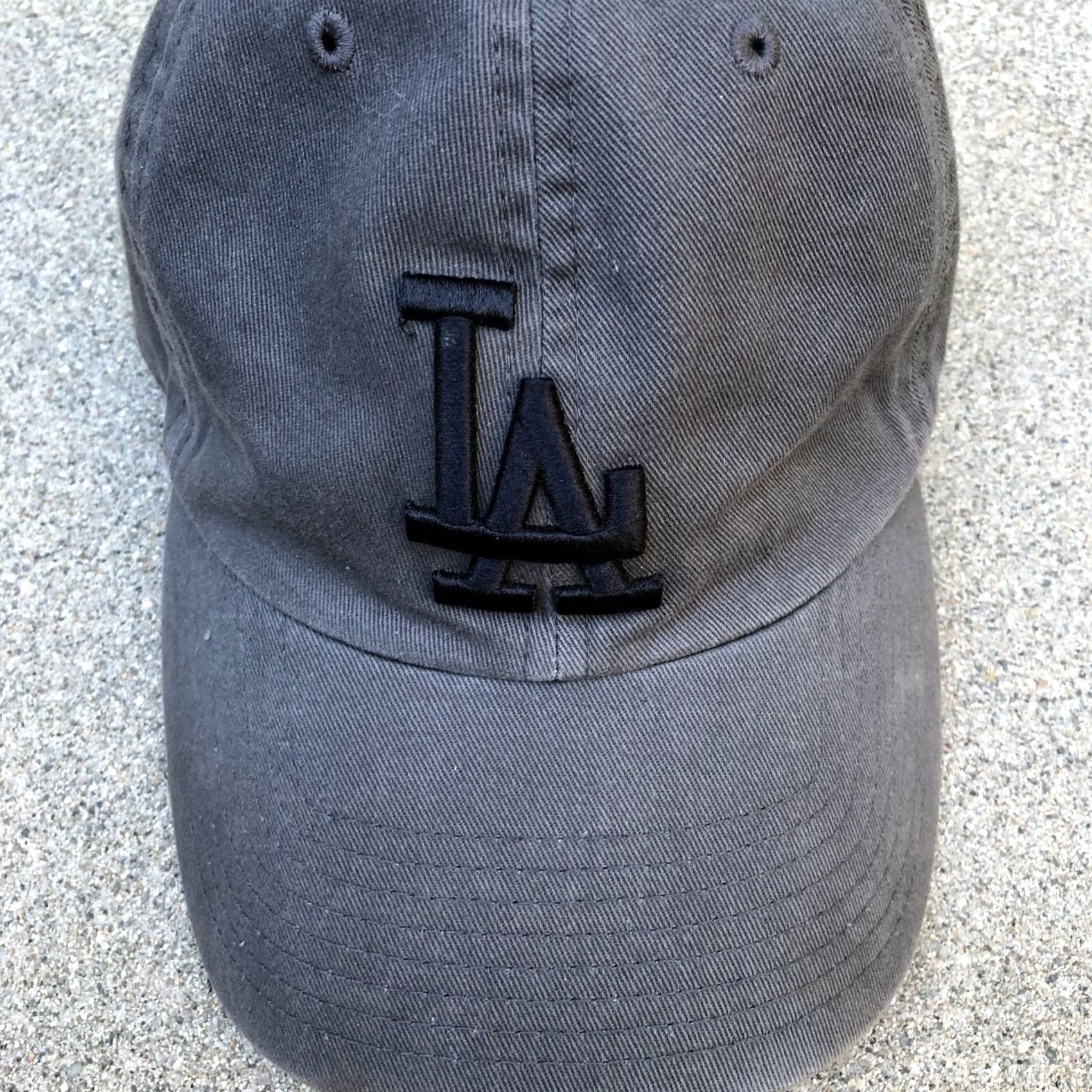 Vintage ’47 FORTY SEVEN Los Angeles Dodgers Baseball Hat Men One Size Grey Adjustable Size ONE SIZE - 2 Thumbnail