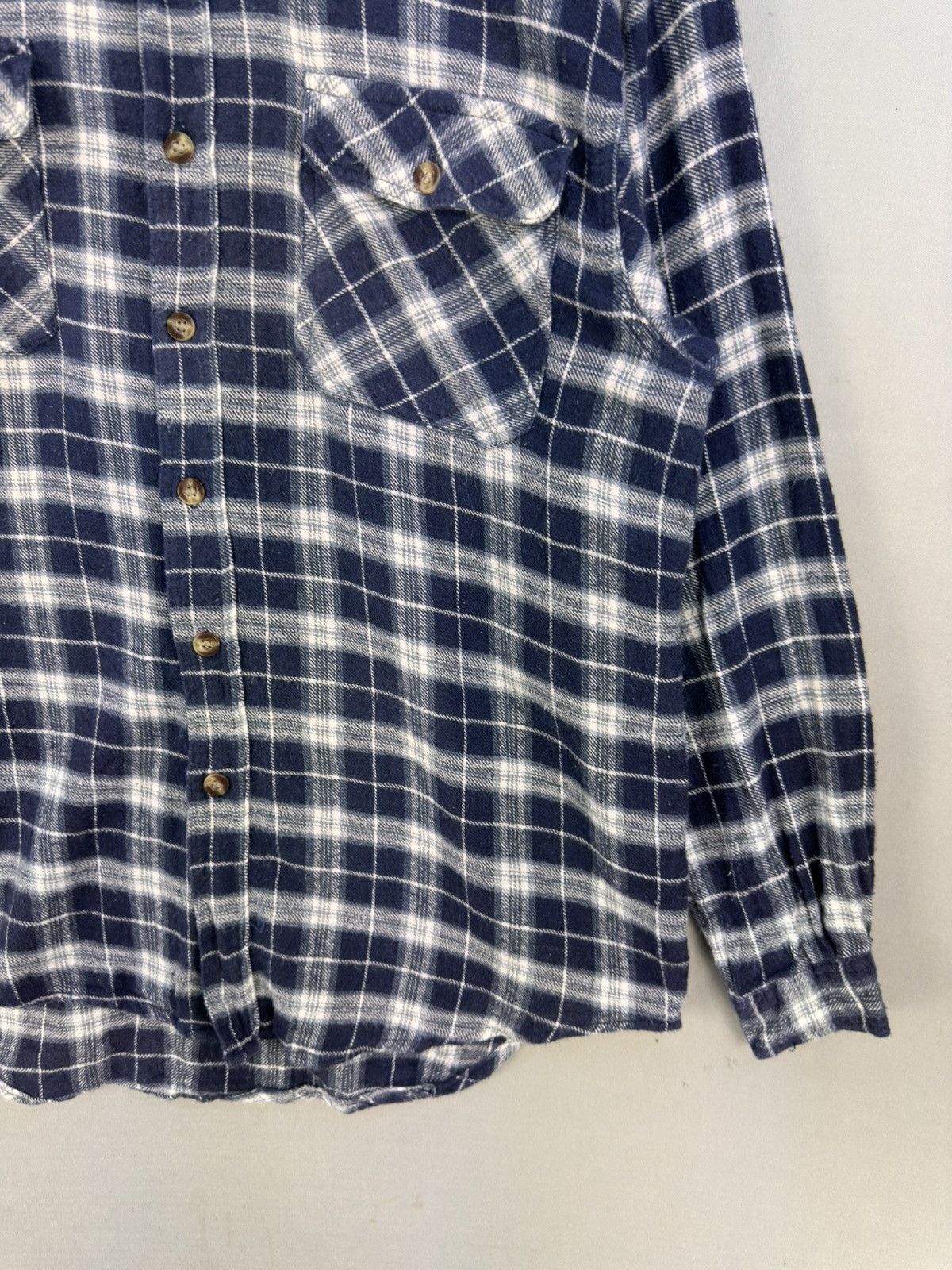Flannel Vedersi Mirano Plaid Check Flannel Shirt Button Up Size US M / EU 48-50 / 2 - 3 Thumbnail