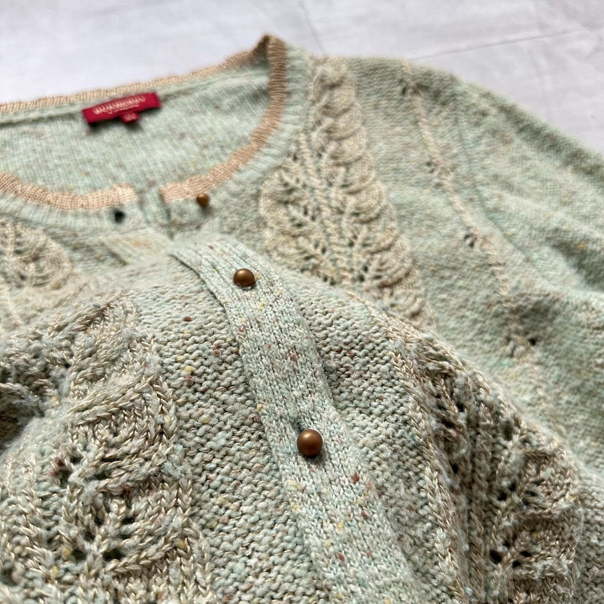 Burberry Burberry London Vintage Lace Pointelle Knit Cardigan Size M / US 6-8 / IT 42-44 - 12 Thumbnail