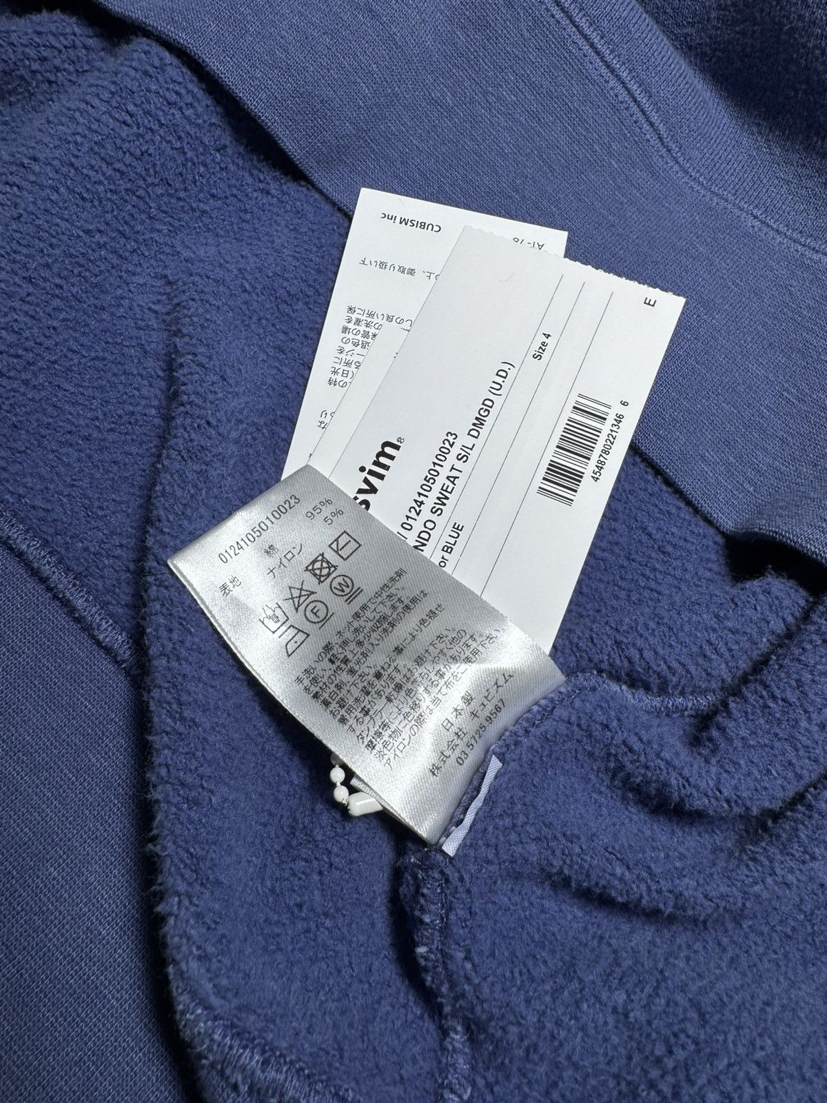 Visvim VISVIM “MONDO SWEAT S/L DMGD (U.D)” Size US XL / EU 56 / 4 - 8 Thumbnail