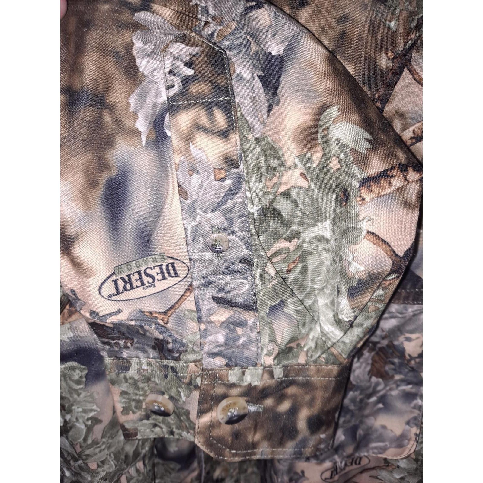 Other Shadow Camo Snap Up Camp Lightweight Shirt Size Medium Size US M / EU 48-50 / 2 - 7 Thumbnail