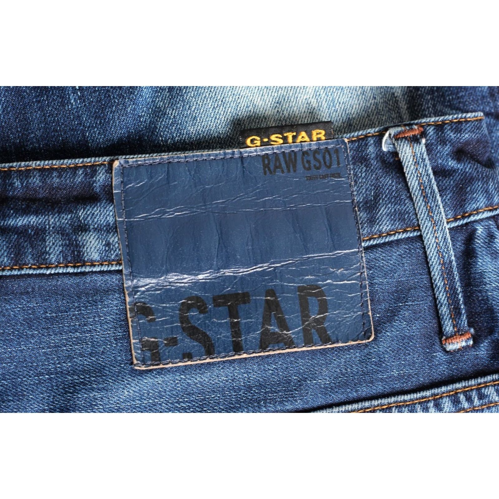 G-Star G-Star ARC 3D SLIM Jeans Men Size W31 L32 Blue 5-Pocket Denim Zip Belt Loops Regular 31/32 DZ5869 Size US 31 - 3 Thumbnail