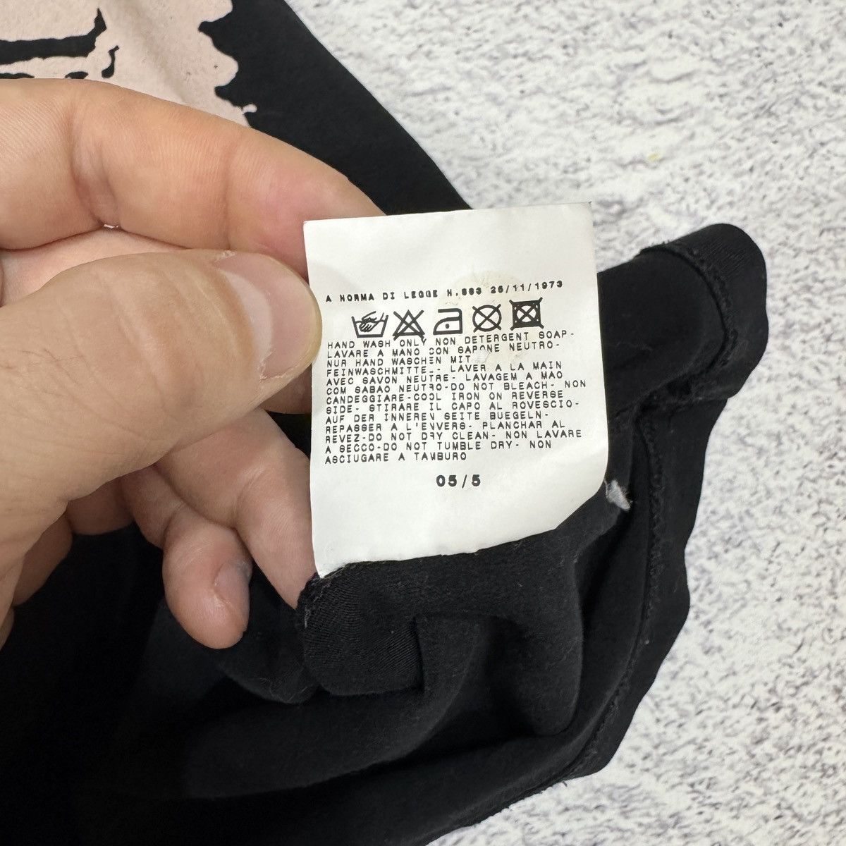Designer × Versace Jeans Couture Versace JC Mens Black Tee L-XL size Size US XL / EU 56 / 4 - 6 Thumbnail