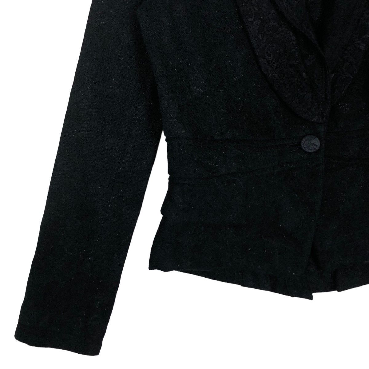 Enchantment 🔥Vtg Tweed Cropped Jacket Enchanment Issey Miyake Size M / US 6-8 / IT 42-44 - 4 Thumbnail