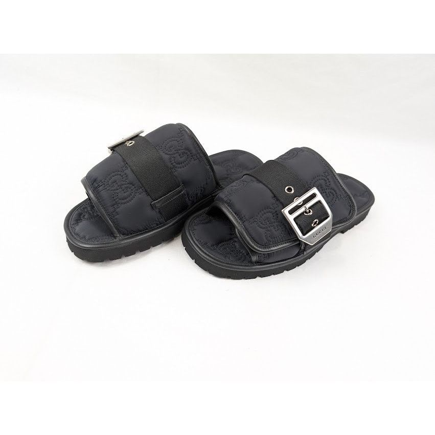 Gucci o1rshd1 Cubic Rubber Slides in Black Size US 8.5 / EU 41-42 - 17 Thumbnail