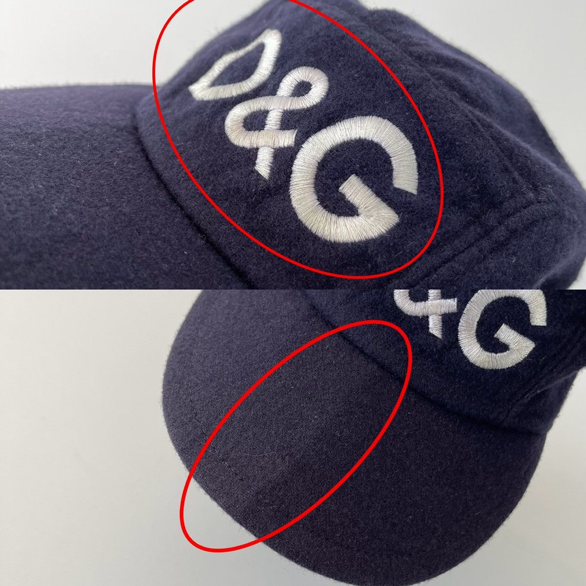 Dolce & Gabbana Dolce & Gabbana Wool Vintage 5-Panel Cap Blue Made in Italy Size ONE SIZE - 11 Thumbnail