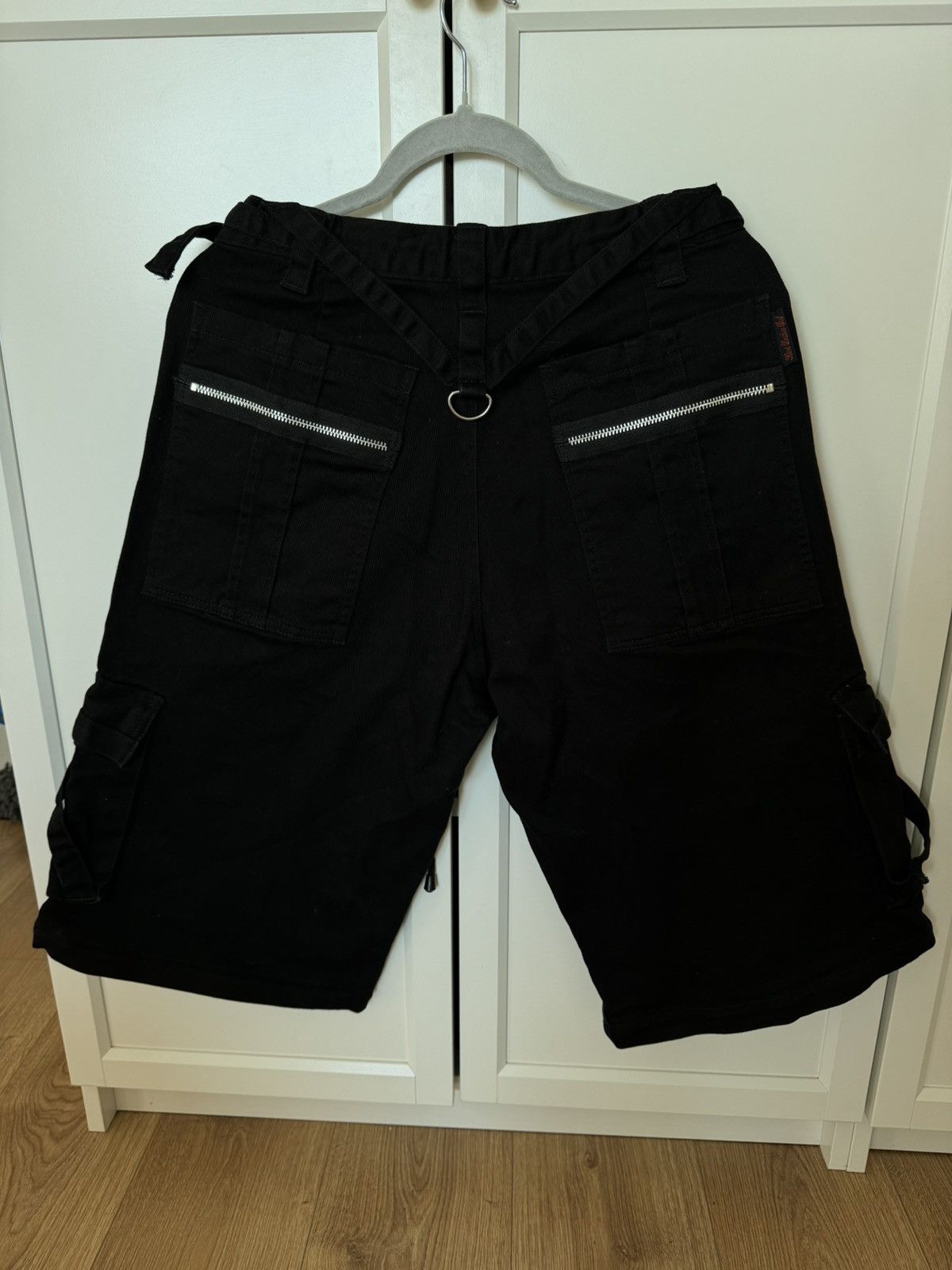 Vintage Avant Garde shorts black denim rock vintage 00s Rick style Size US 34 / EU 50 - 5 Thumbnail