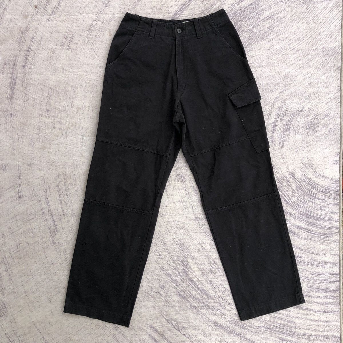 All Blacks Vintage Black pds Cargo Free Style Multpocket Pants Size US 29 - 1 Thumbnail