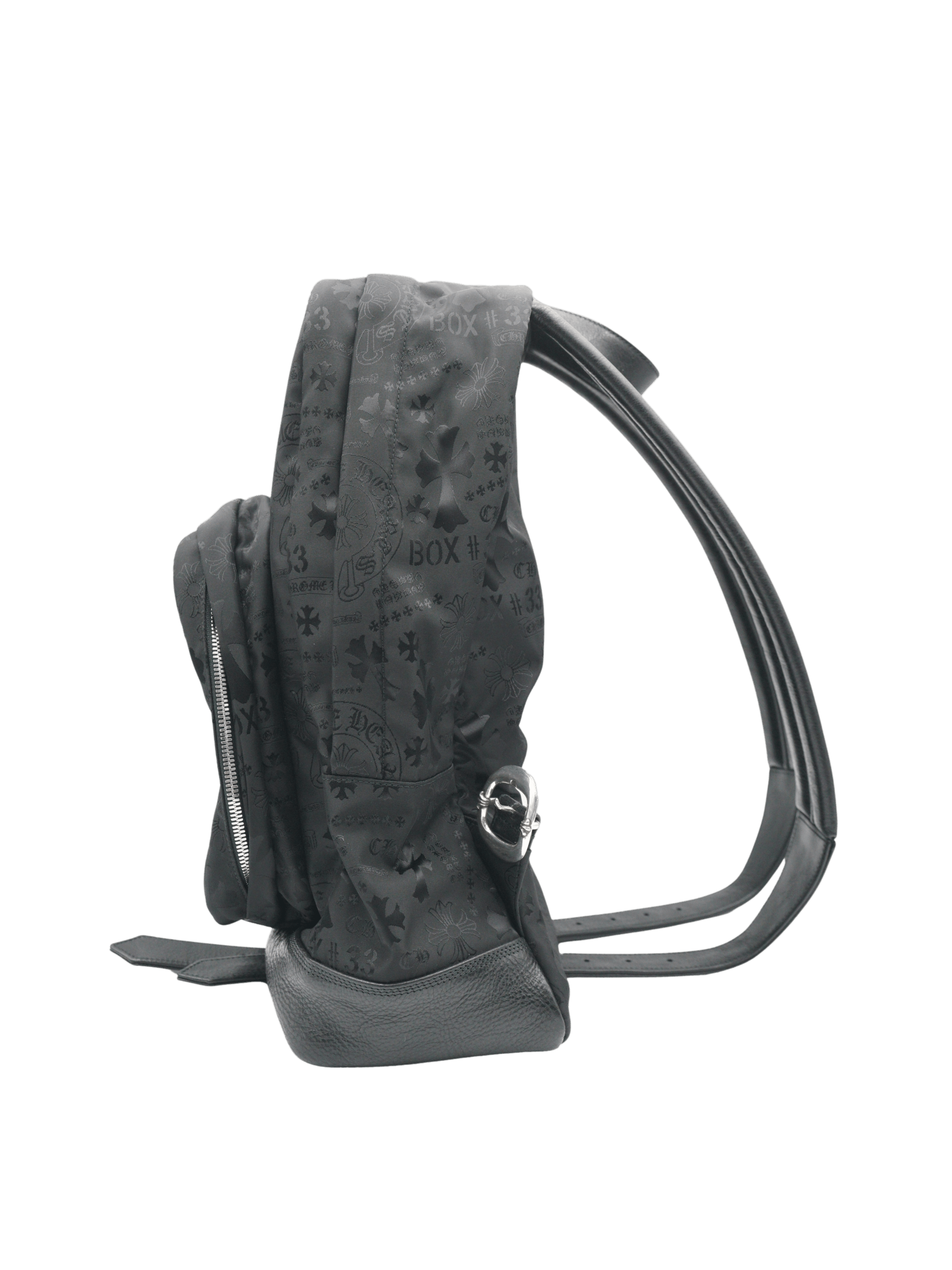 Chrome Hearts Chrome Hearts Nylon Tonal Monogram Cross Backpack Size ONE SIZE - 2 Thumbnail