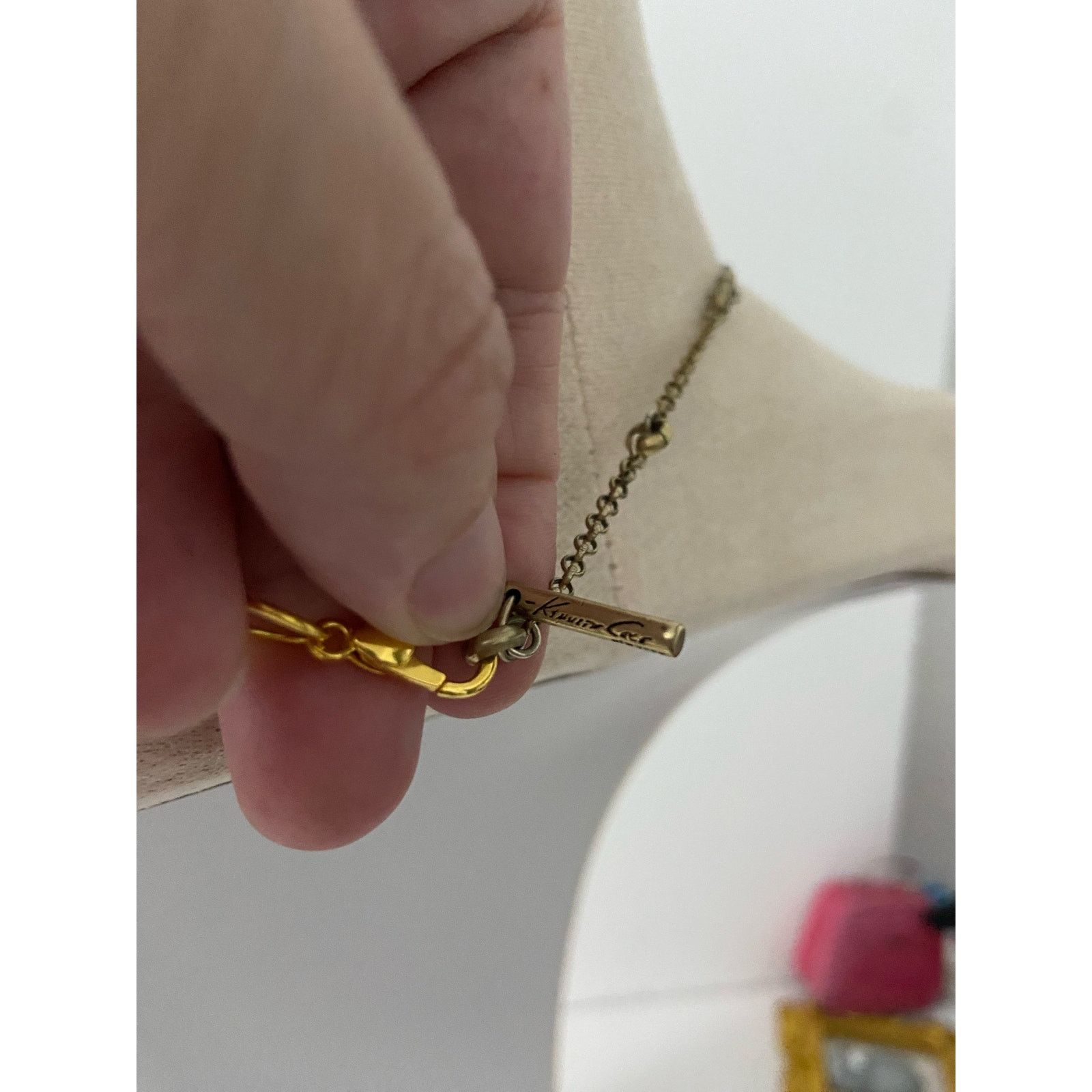 Kenneth Cole bib necklace gold tone Size ONE SIZE - 4 Thumbnail