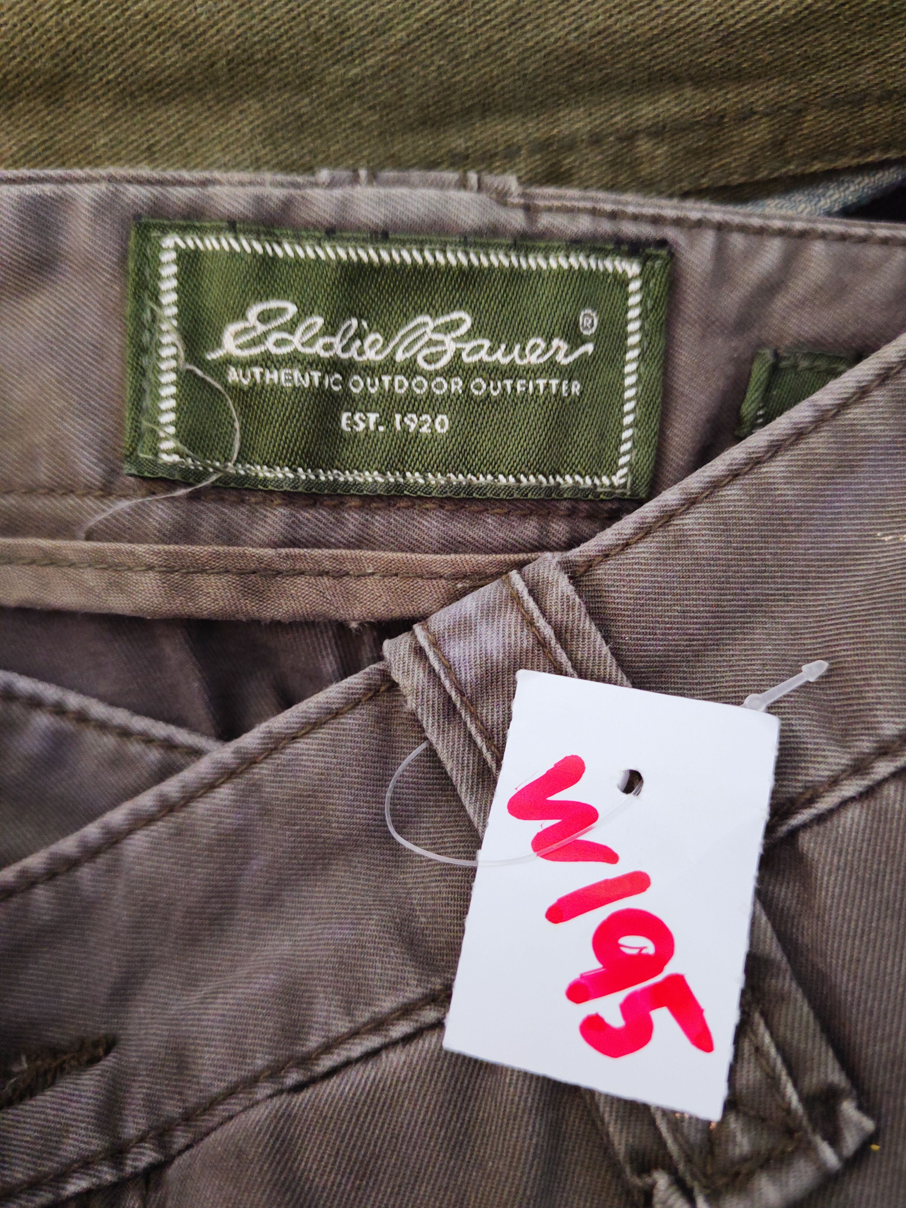 Eddie Bauer Eddie Bauer Olive Faded Multipocket Cargo Pants #W195 Size US 29 - 16 Thumbnail