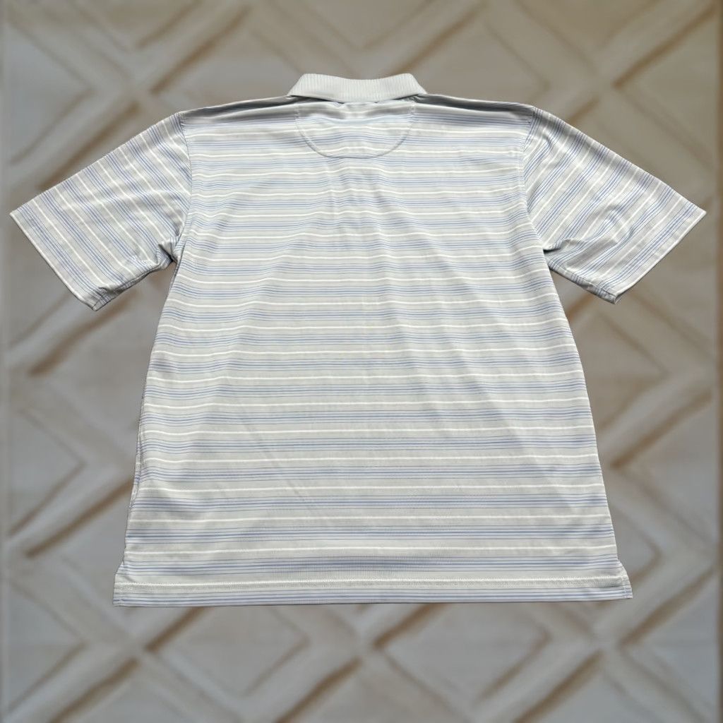 Vintage Lone Cypress Polo Shirt Mens M Blue Striped Luxury Performance Polo Shirt Regular Size M Blue Striped Size US M / EU 48-50 / 2 - 1 Thumbnail