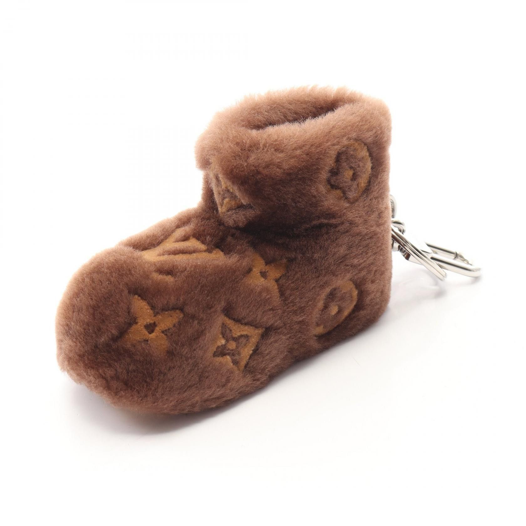 Louis Vuitton Louis Vuitton Louis Vuitton Footprint Monogram Fur Key Holder Leather Key Chain M01690 DUTY FREE for USA Size ONE SIZE - 1 Thumbnail