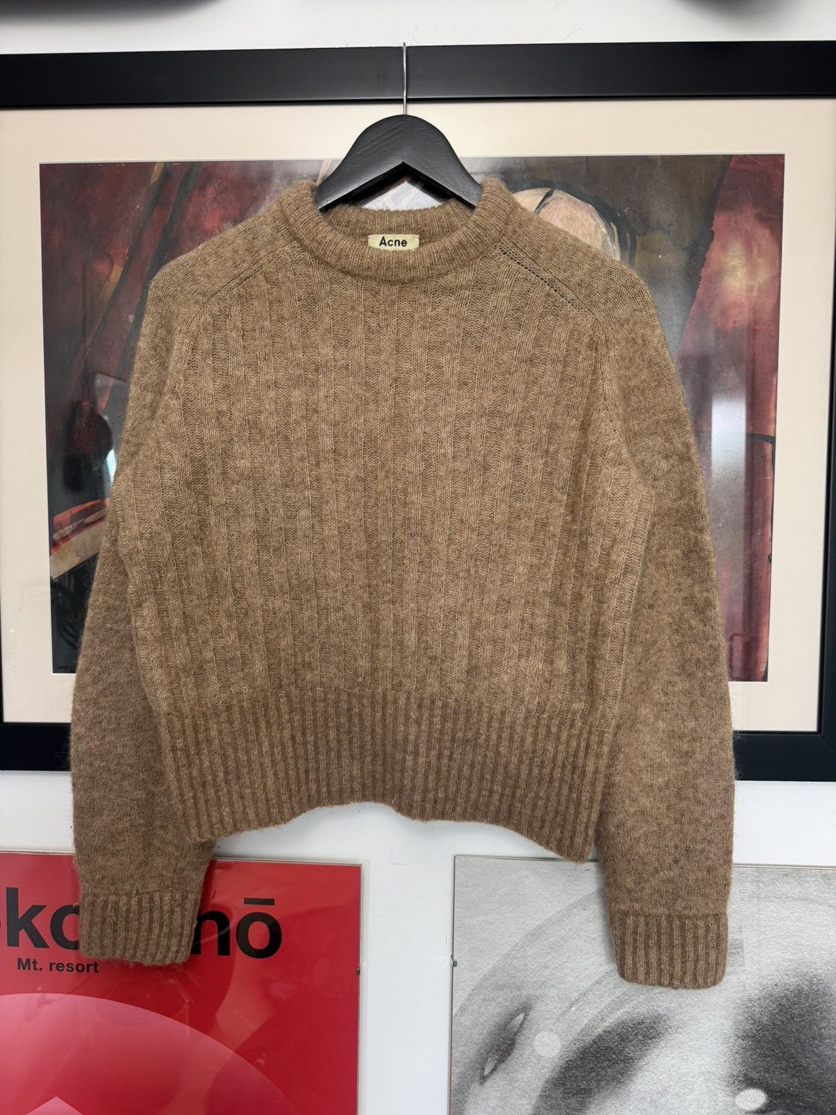 Acne Studios Acne Studios Mohair Dramatic Oversize Sweater Knit Designer Size US S / EU 44-46 / 1 - 1 Thumbnail